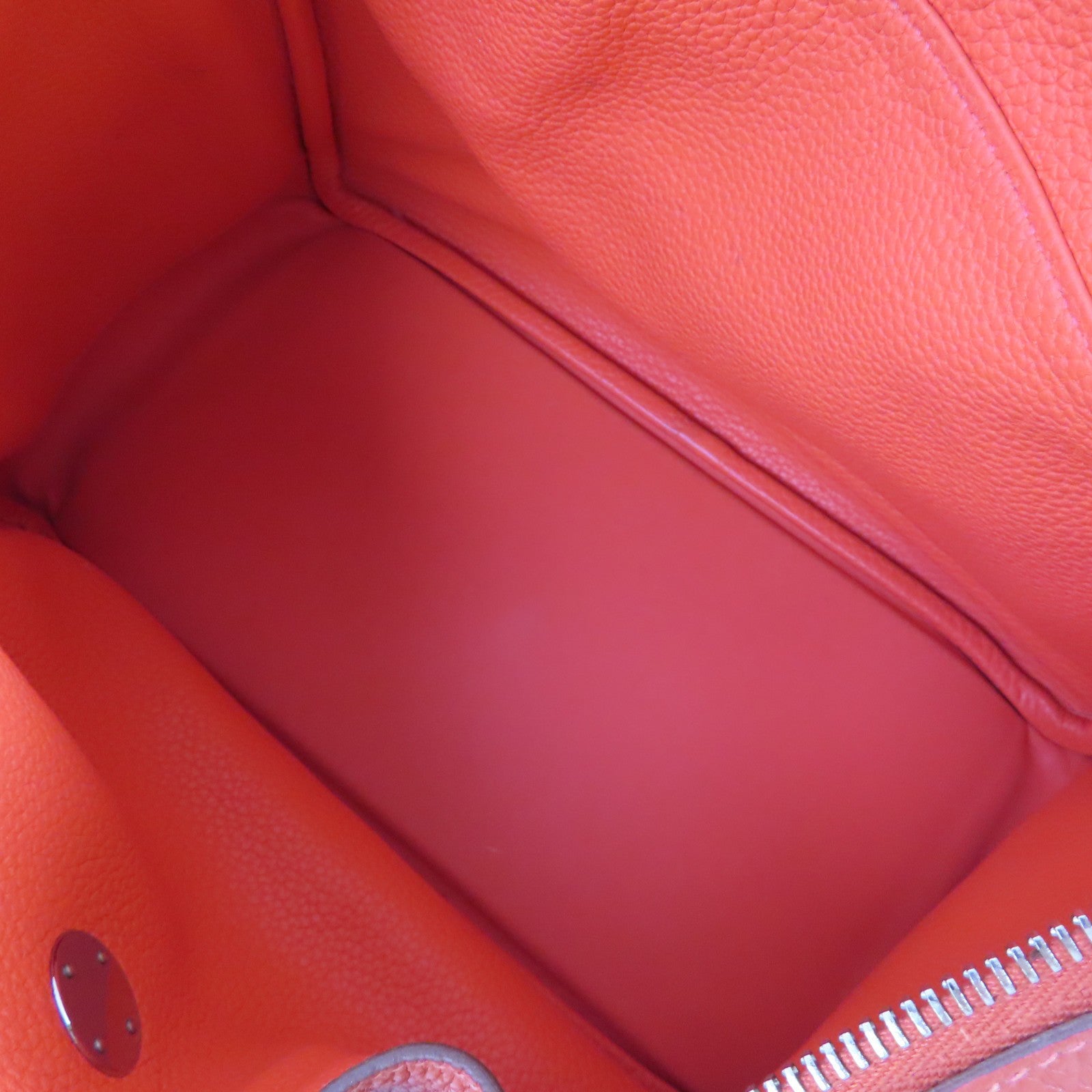 HERMES Clemence皮革Lindy 30 Shoulder Bag銀扣肩背袋