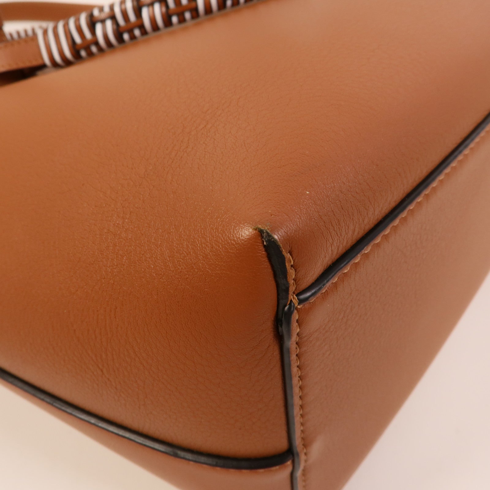 LOEWE 牛皮皮革Anagram Tote Small手挽肩背兩用袋