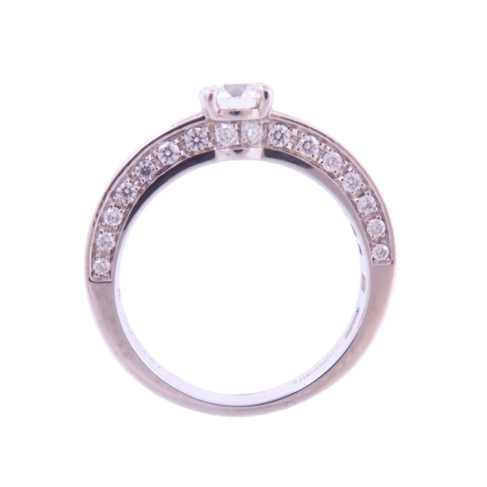 BVLGARI PT950鉑金/鑽石Dedicata a Venezia Diamond Ring戒指US#4.5