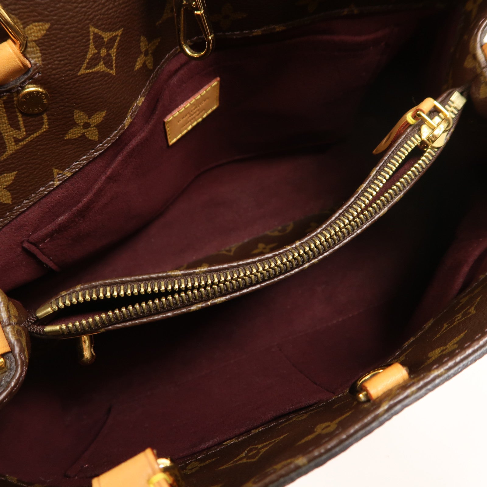 LOUIS VUITTON Monogram Montaigne MM金扣手挽肩背兩用袋