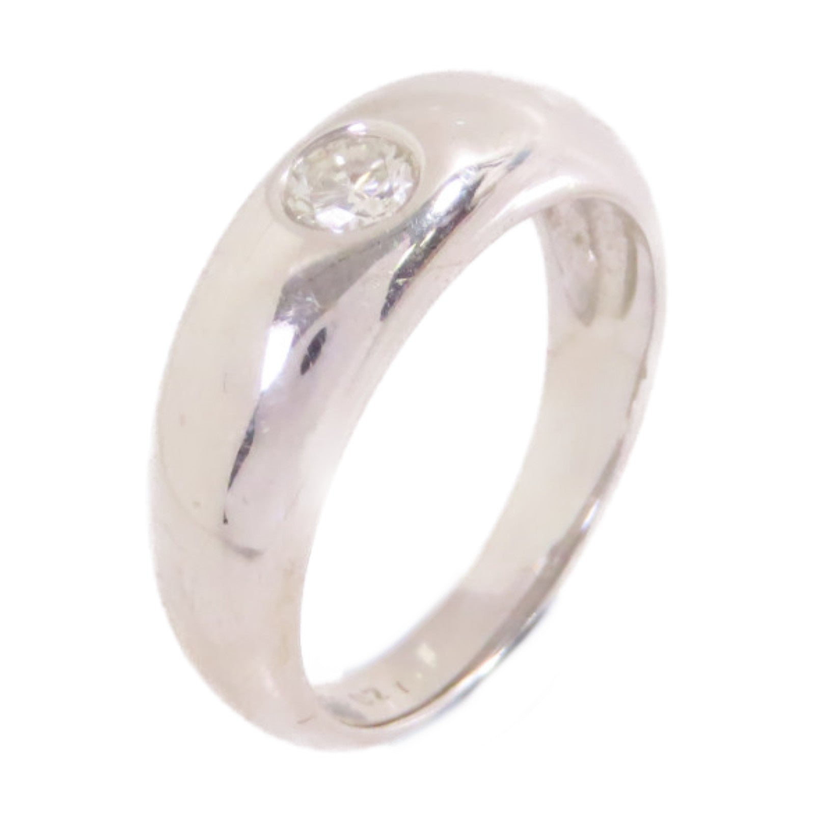 JEWELRY 【激減優惠】18K白金/鑽石Diamond Ring戒指US#7.75