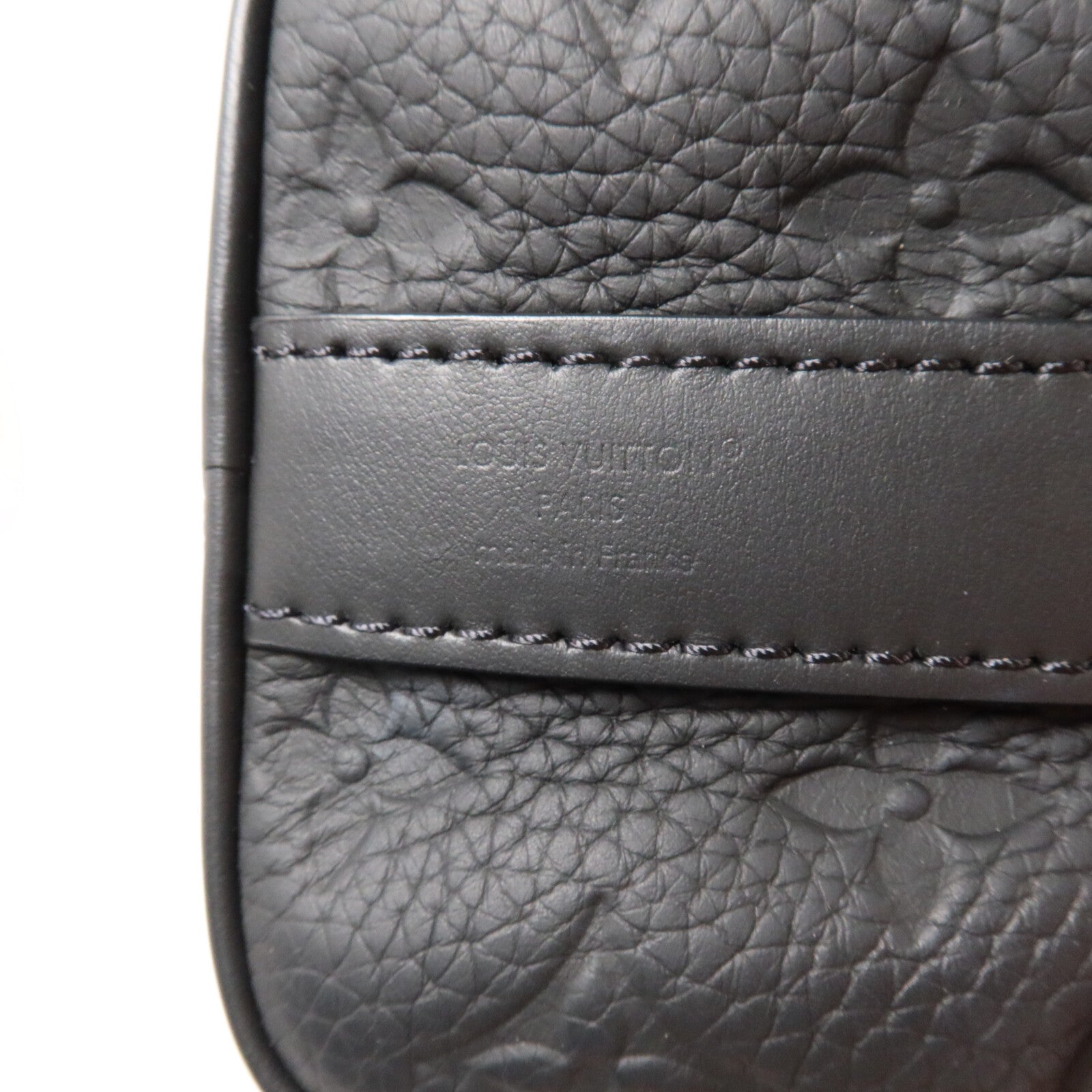 LOUIS VUITTON Monogram Taurillon Keepall Bandouliere 25手挽肩背兩用袋