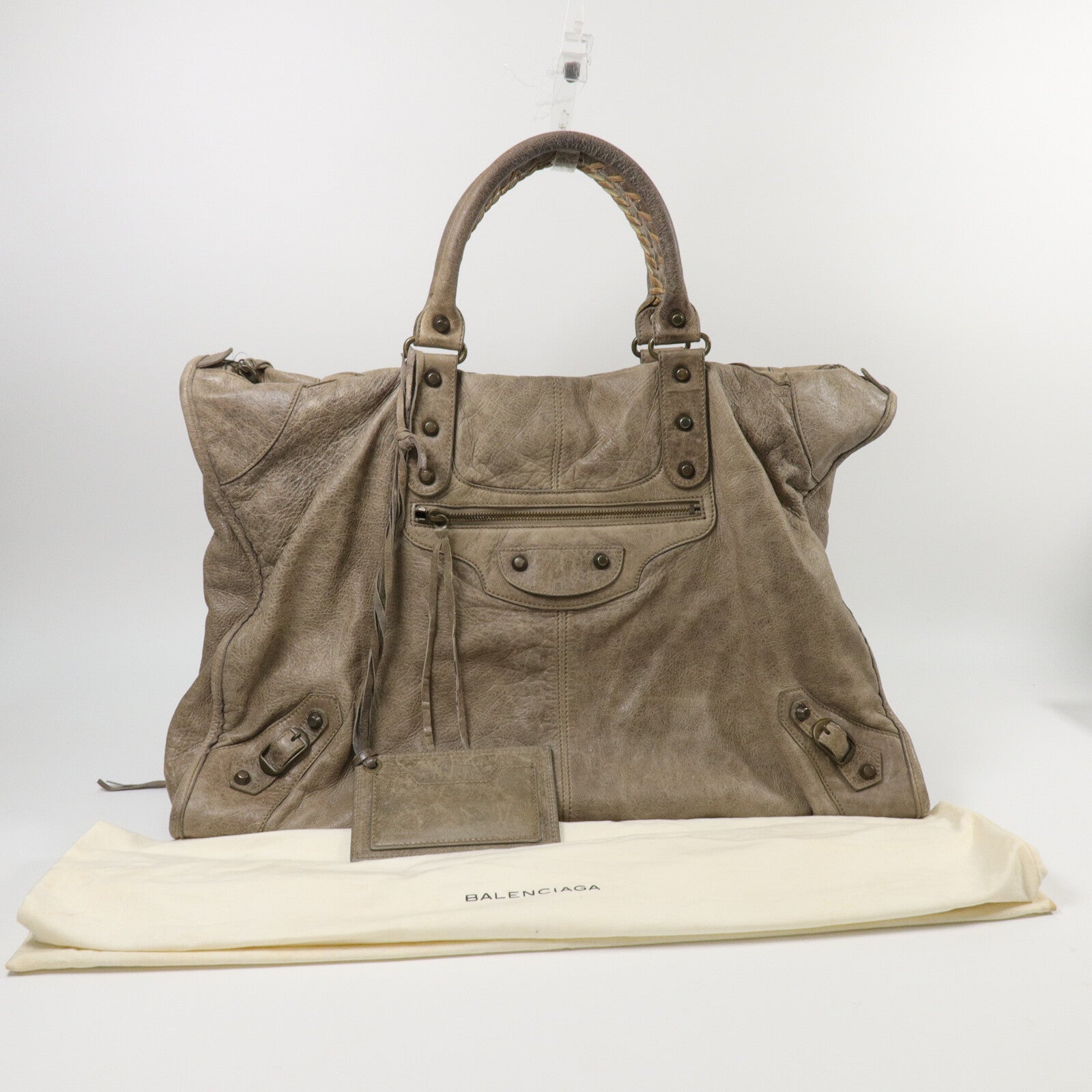 BALENCIAGA 牛皮皮革Weekender肩背袋