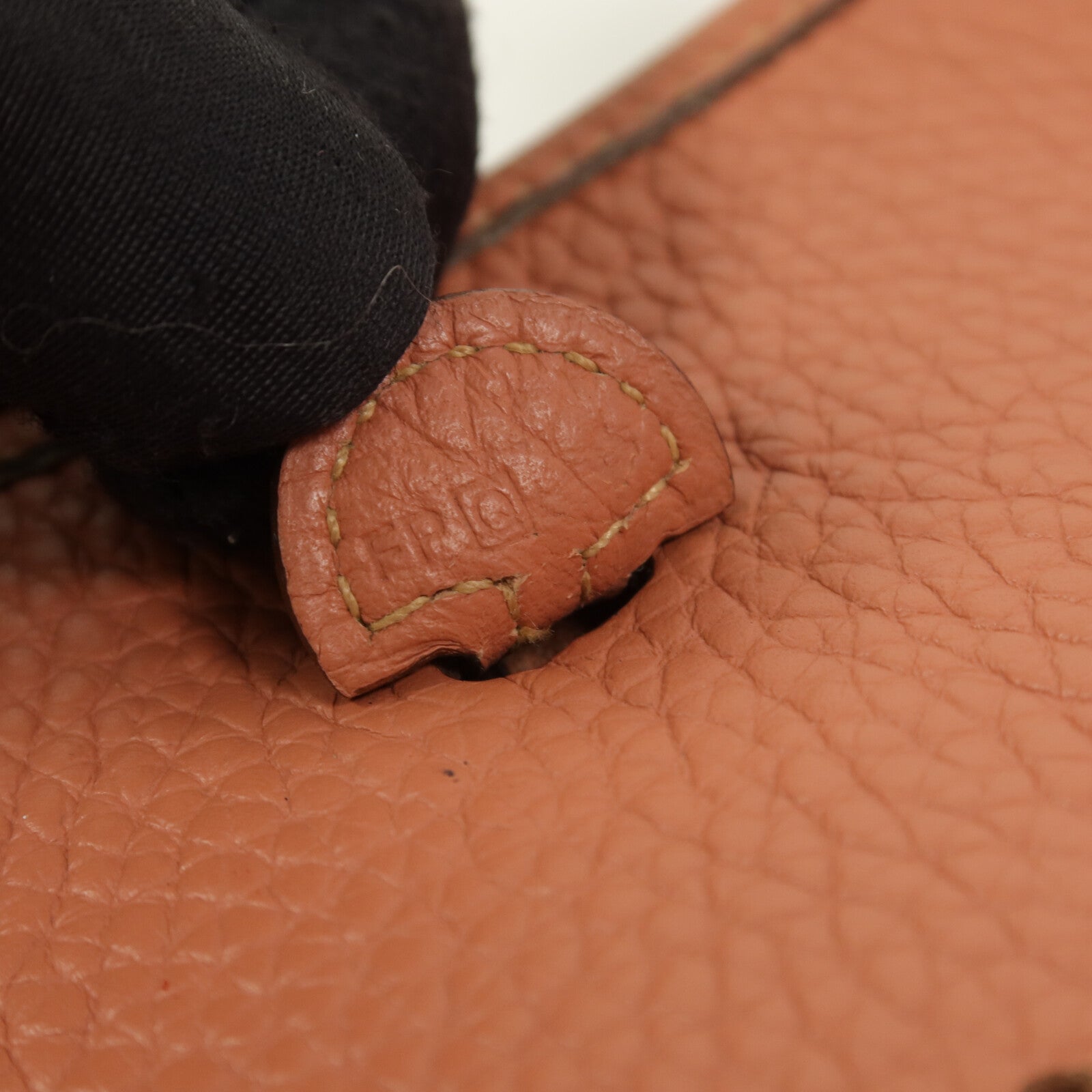 HERMES Clemence皮革Evelyne TPM肩背袋Rose Tea