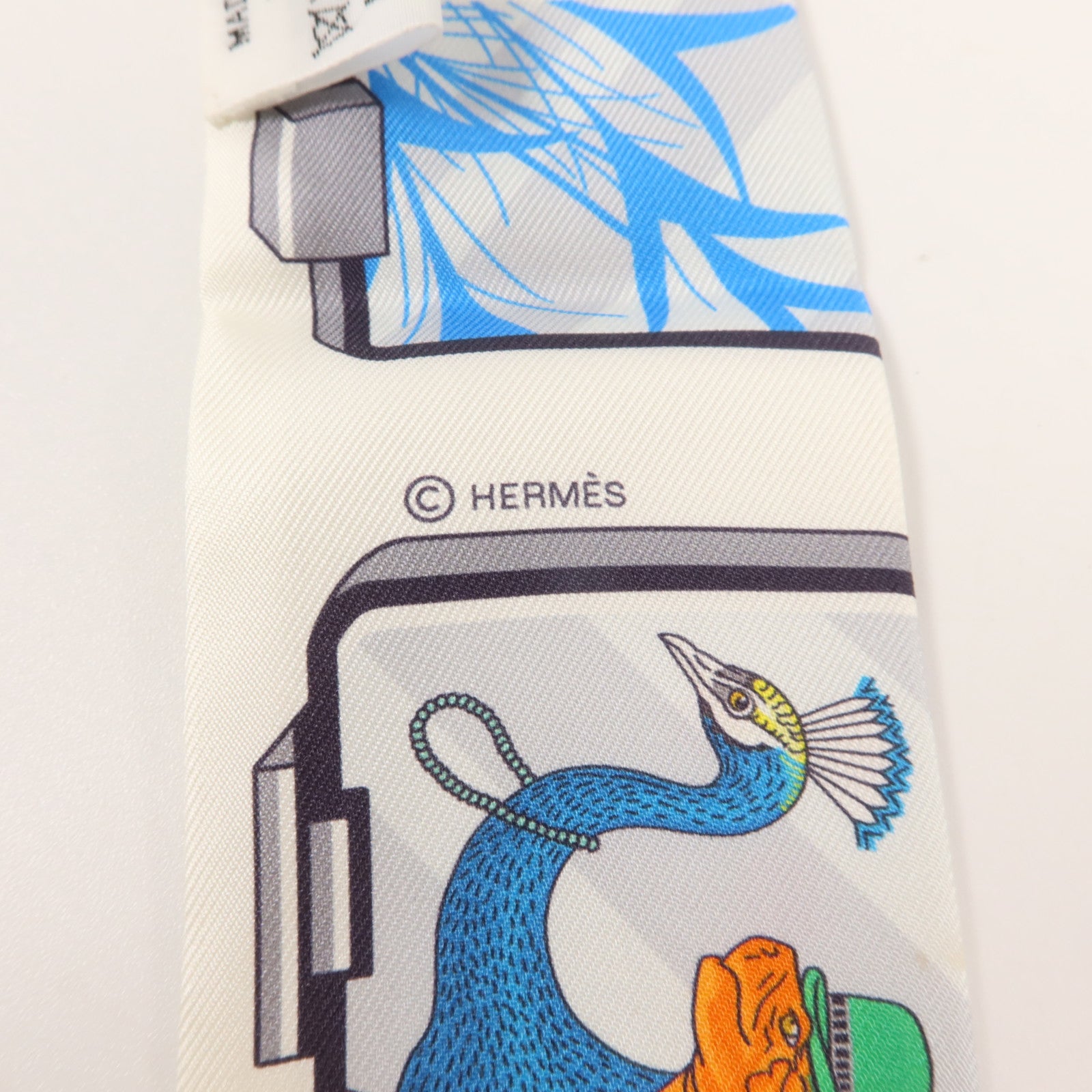HERMES 絲質Twilly絲巾