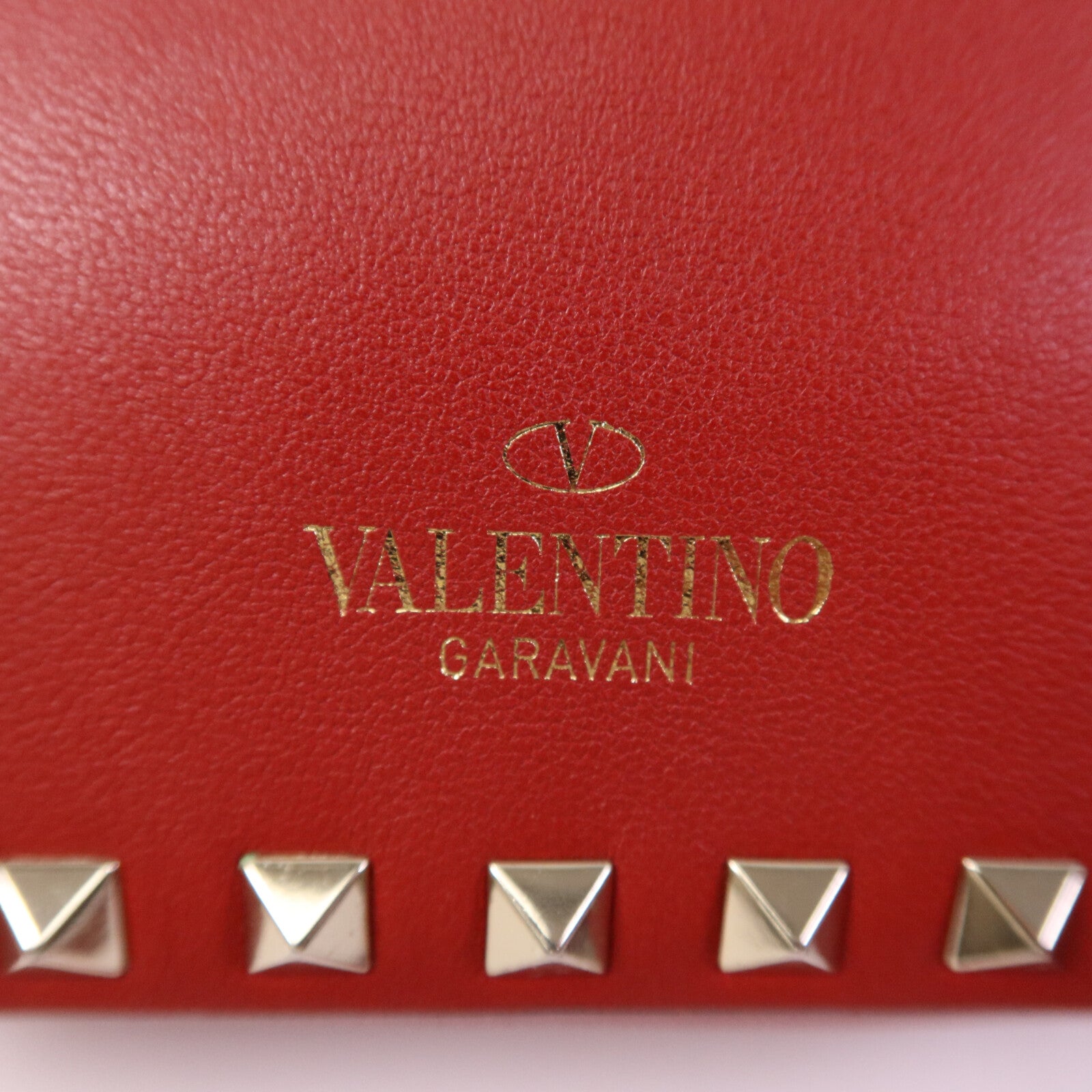 Valentino 牛皮皮革Garavani Rockstud Crossbody Bag金扣肩背袋