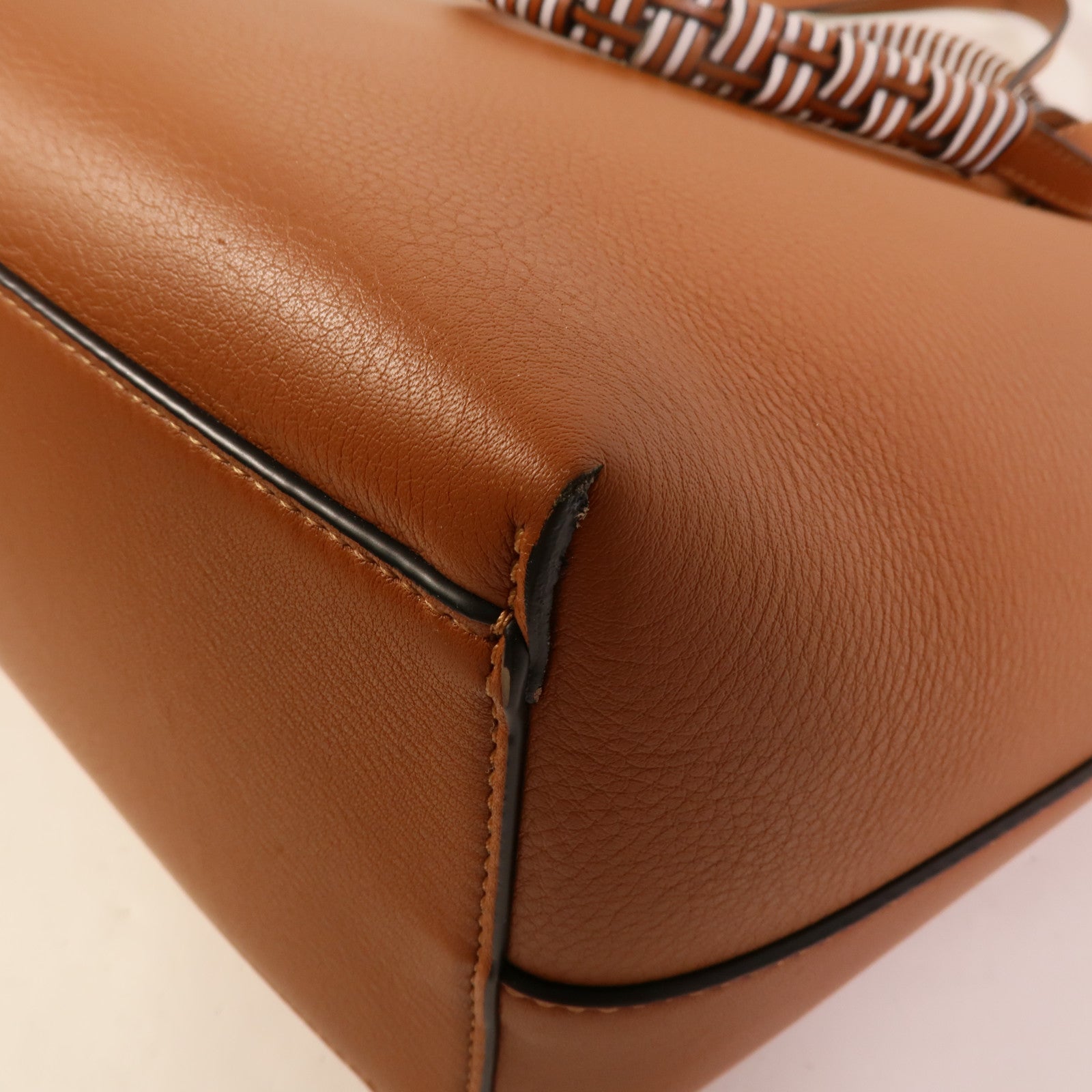 LOEWE 牛皮皮革Anagram Tote Small手挽肩背兩用袋