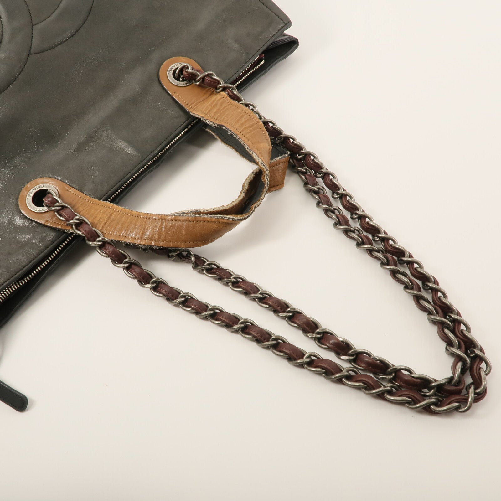 CHANEL 牛皮皮革2 Way Shoulder Bag手挽肩背兩用袋