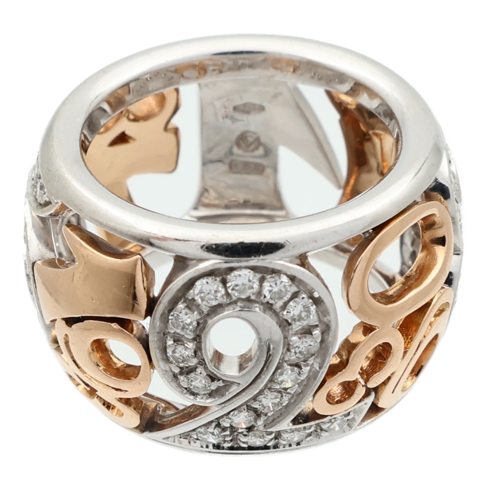 JEWELRY 18K白金/玫瑰金Diamond Ring鑽石戒指US#5