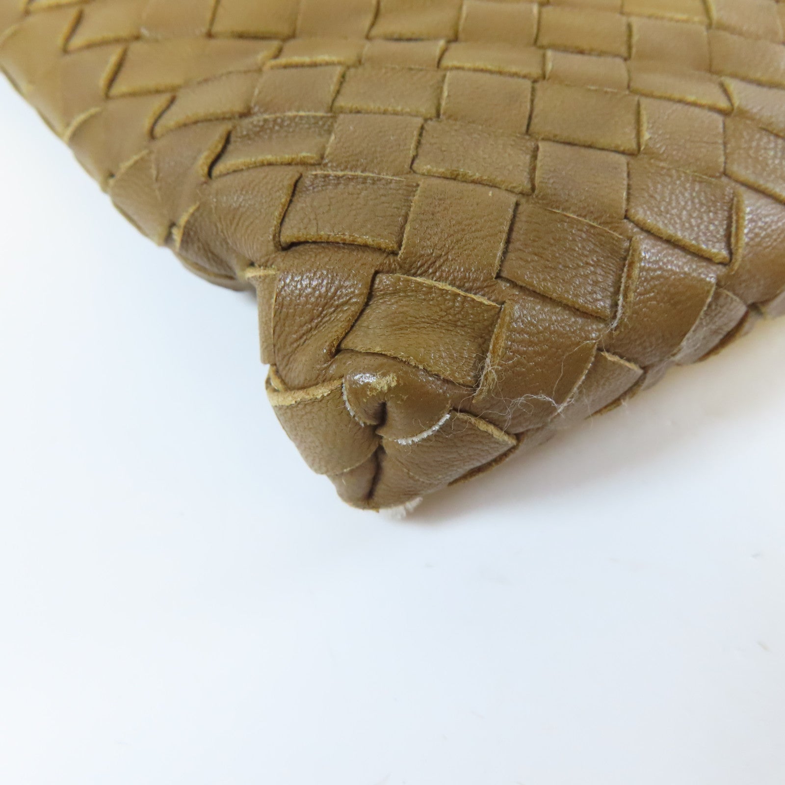 BOTTEGA VENETA 織紋皮革Shoulder Bag肩背袋啡色