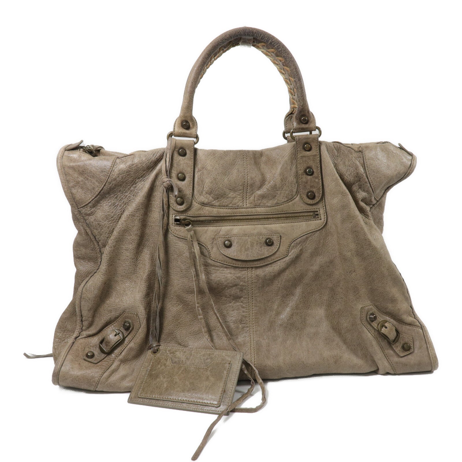 BALENCIAGA 牛皮皮革Weekender肩背袋