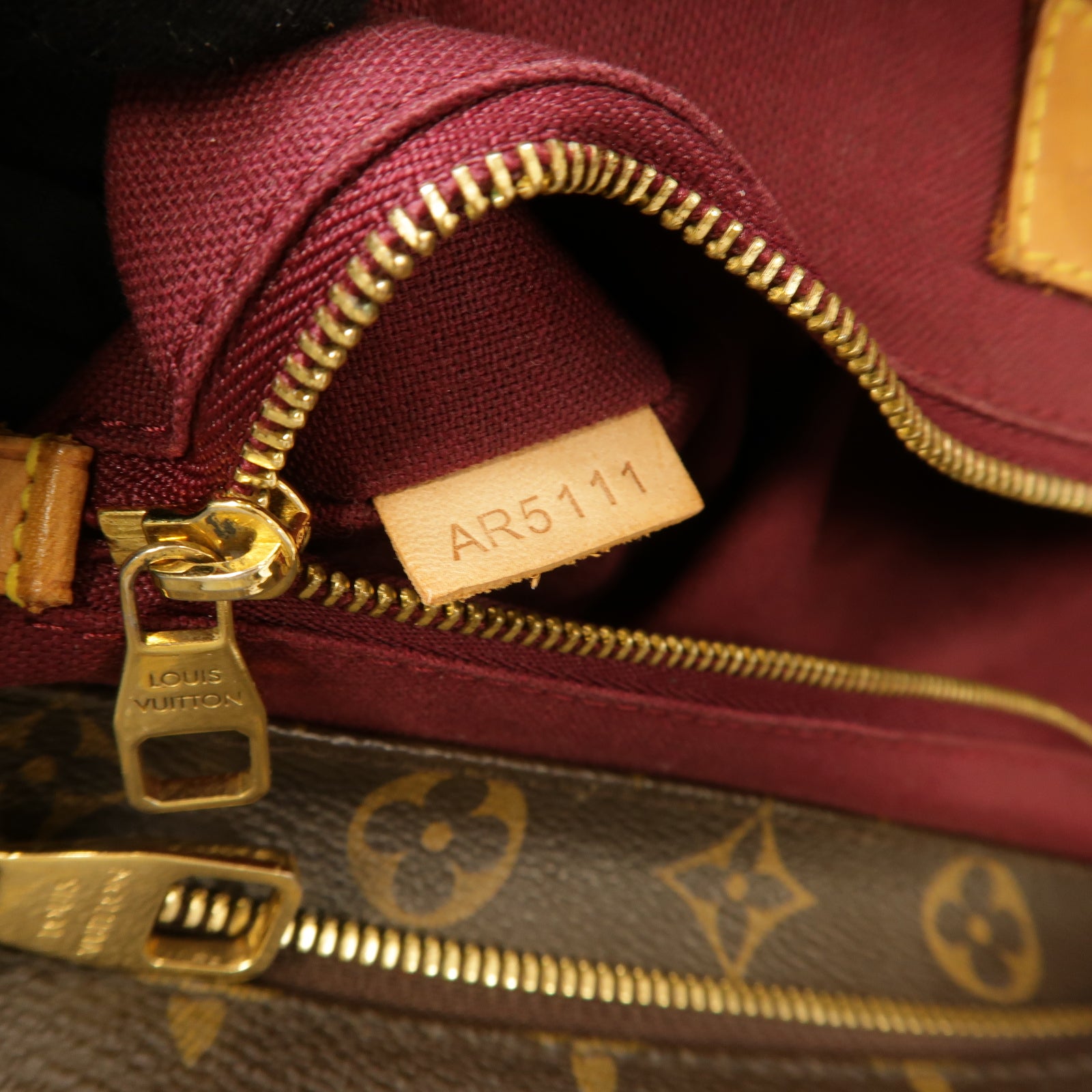 LOUIS VUITTON 【激減優惠】Monogram Raspail PM金扣肩背袋棕色