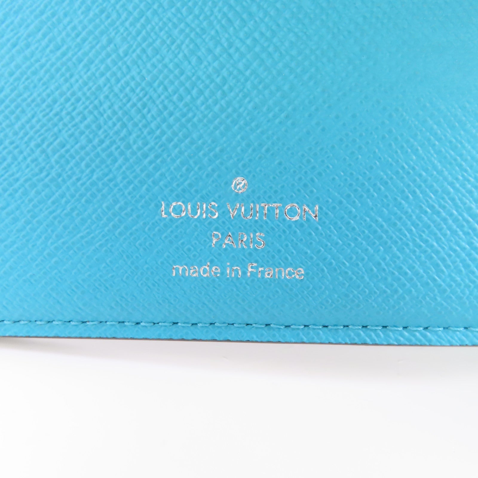 LOUIS VUITTON Monogram Eclipse Reverse Wallet錢包灰色/藍色
