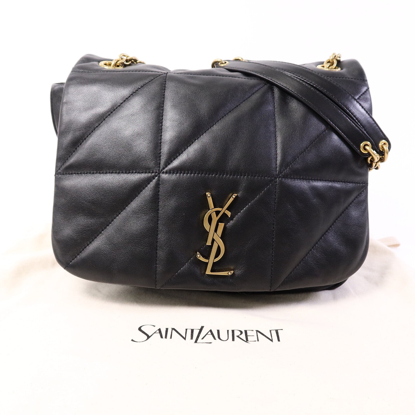 SAINT LAURENT 羊皮皮革Jamie 4.3 Medium鏈帶肩背袋