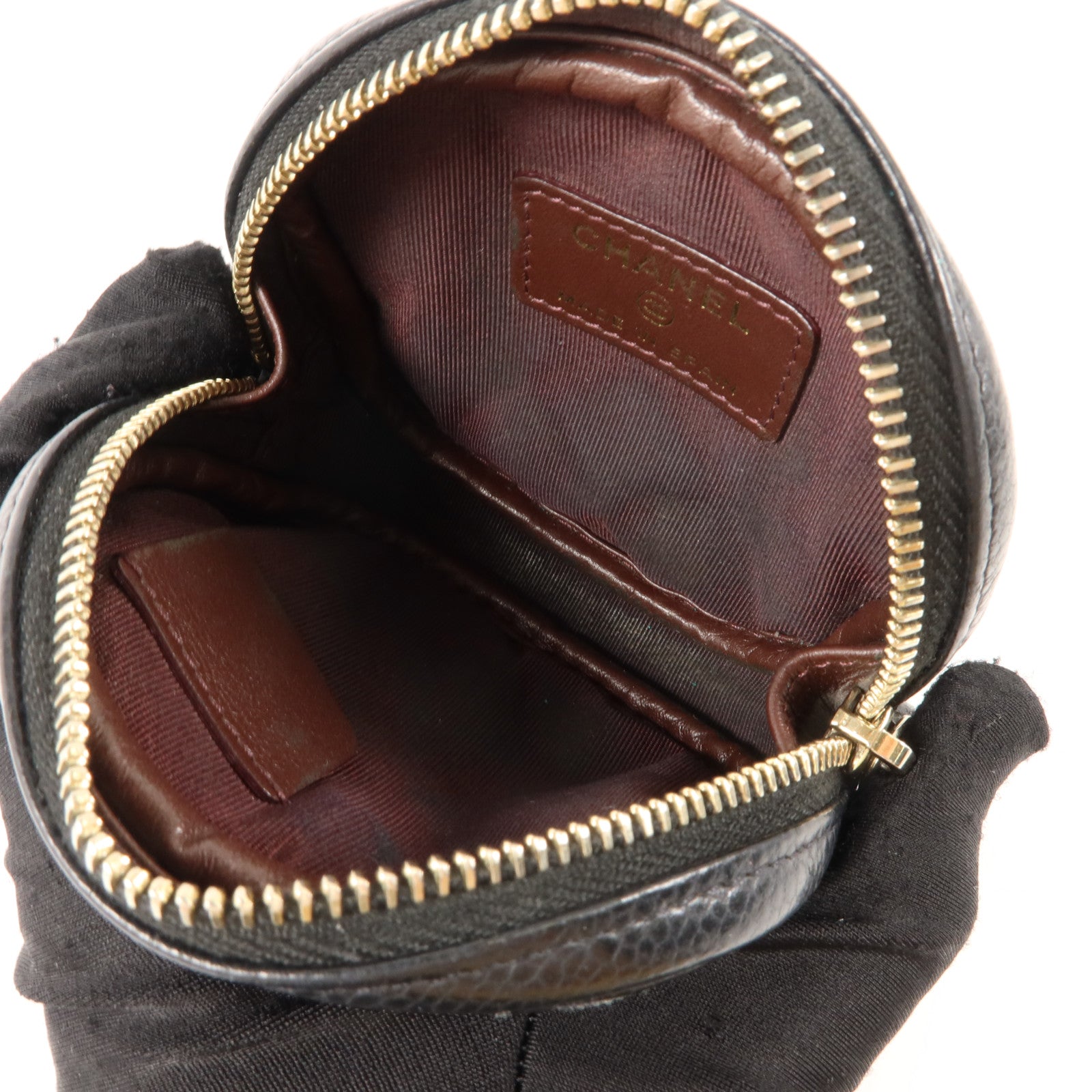 CHANEL 牛皮皮革Classic Zipped Coin Purse零錢包