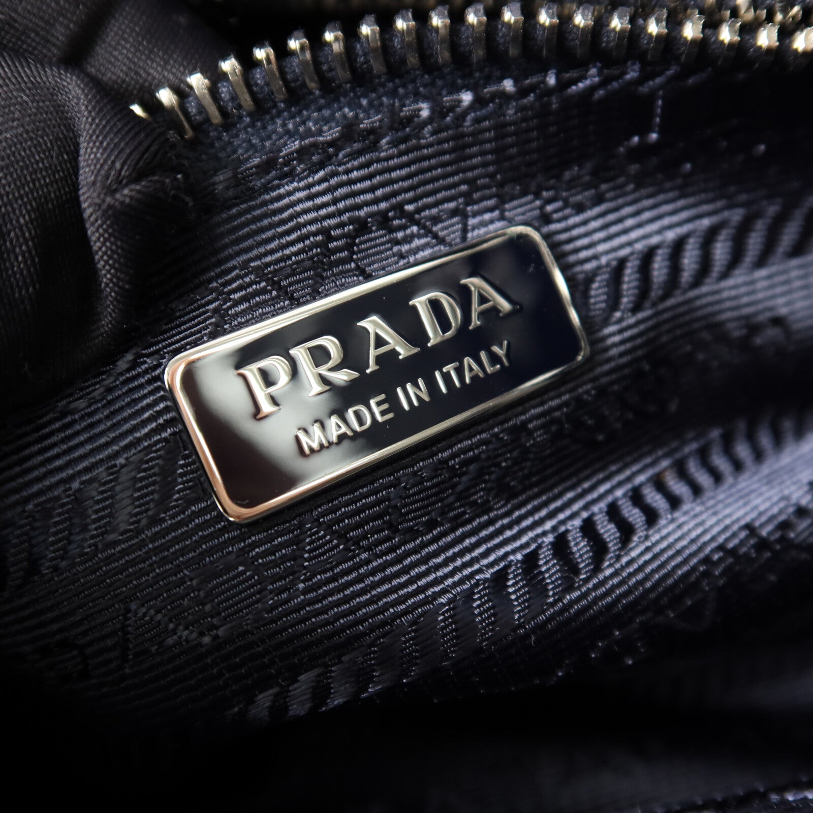 PRADA 牛仔布Bonnie Mini手挽肩背兩用袋