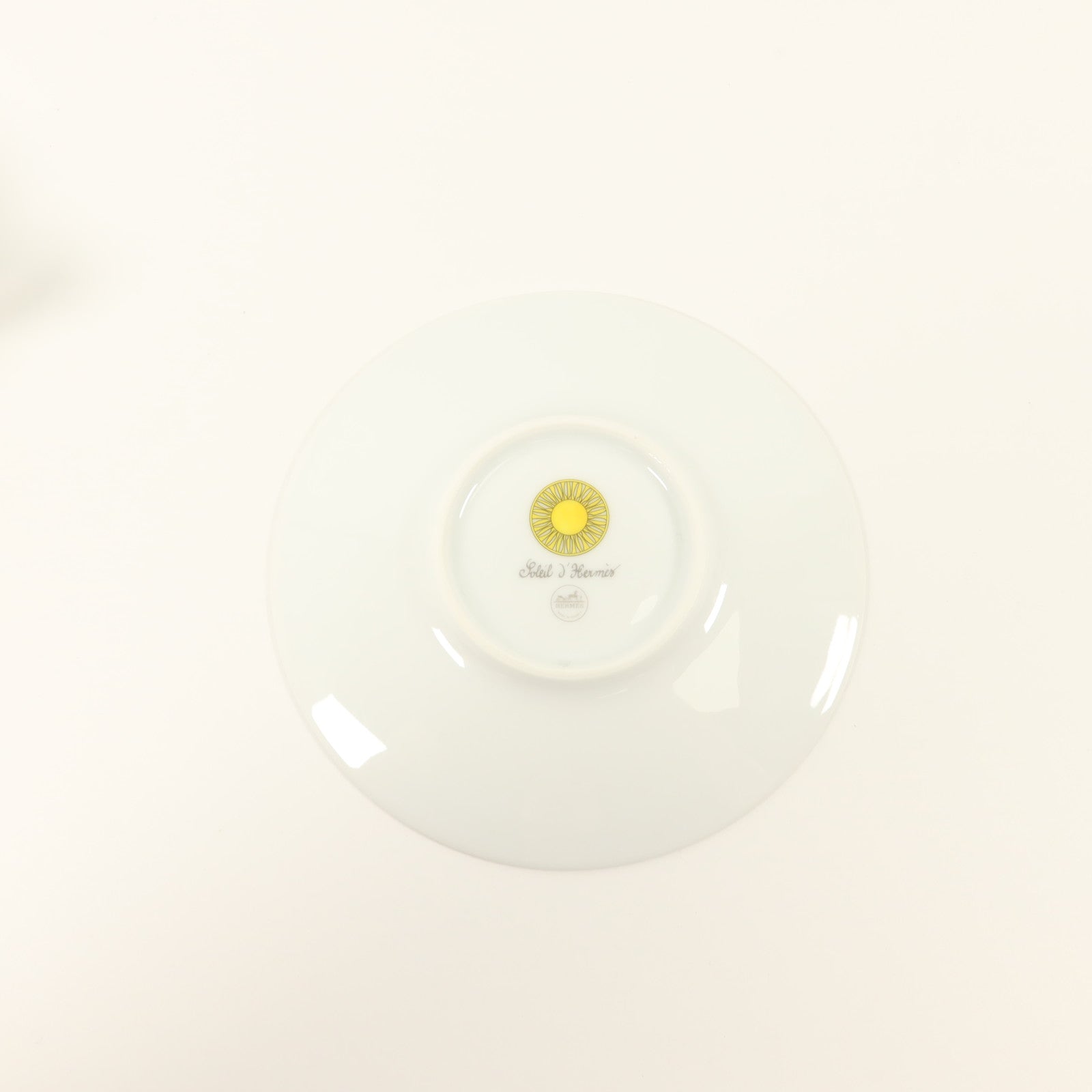 HERMES 瓷器Soleil D Hermes Teacup And Saucer茶杯和茶碟