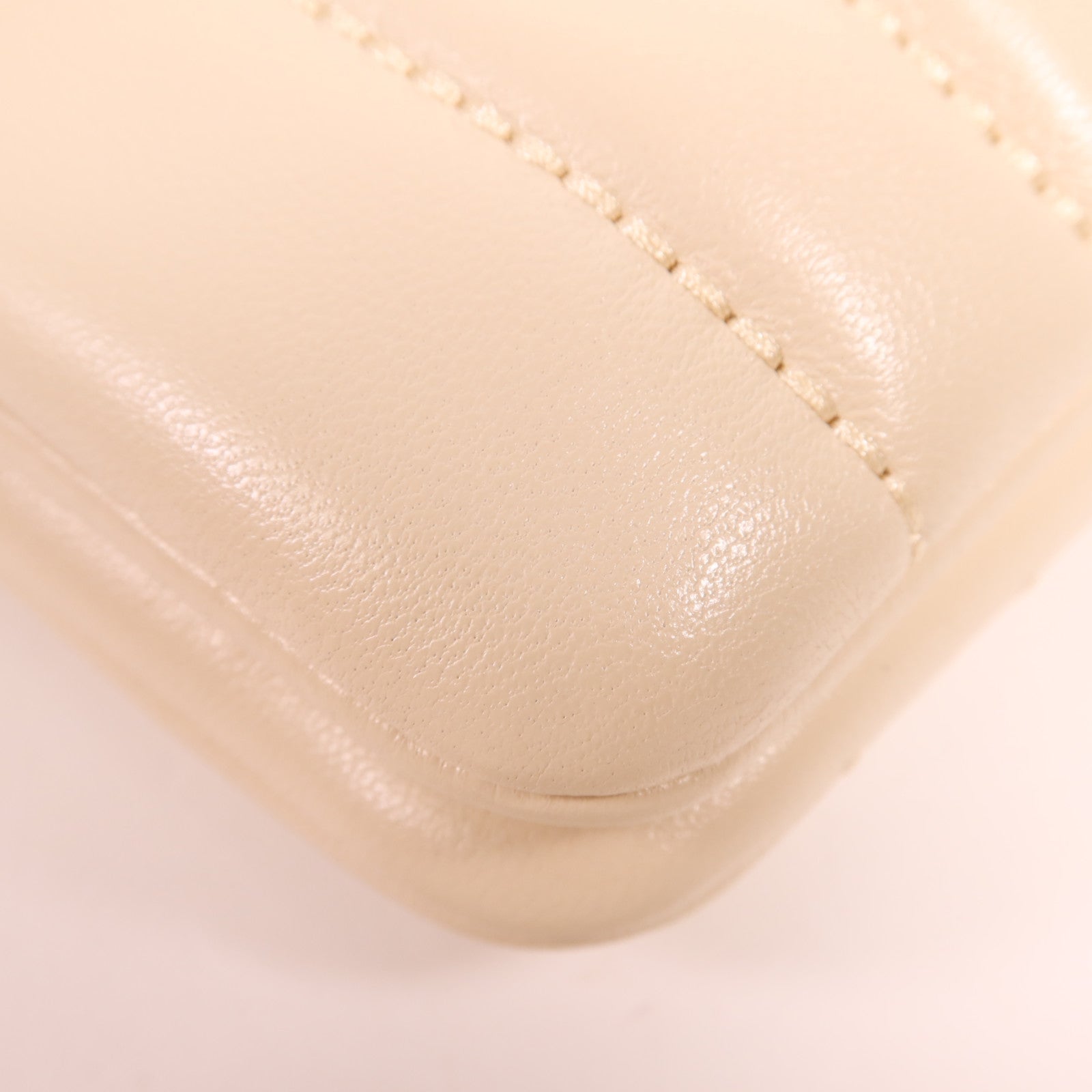 羊皮皮革Mini Kira Top Handle金扣手挽肩背兩用袋