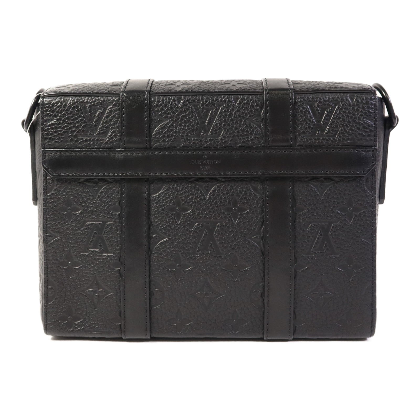 LOUIS VUITTON Monogram Taurillon Trunk Messenger Bag肩背袋