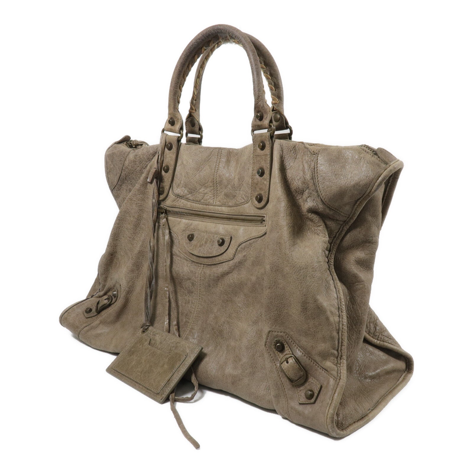 BALENCIAGA 牛皮皮革Weekender肩背袋