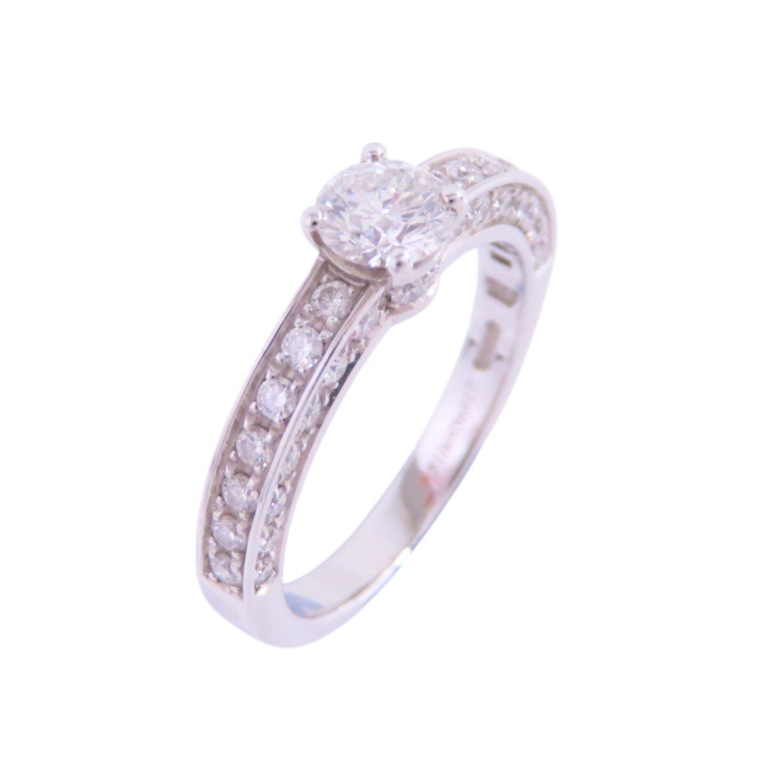 BVLGARI PT950鉑金/鑽石Dedicata a Venezia Diamond Ring戒指US#4.5