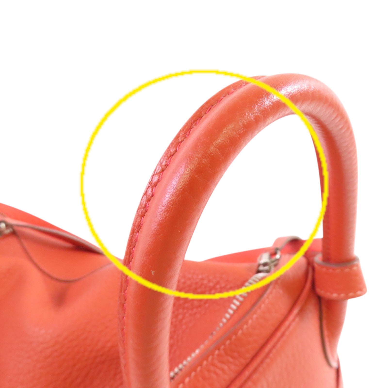 HERMES Clemence皮革Lindy 30 Shoulder Bag銀扣肩背袋