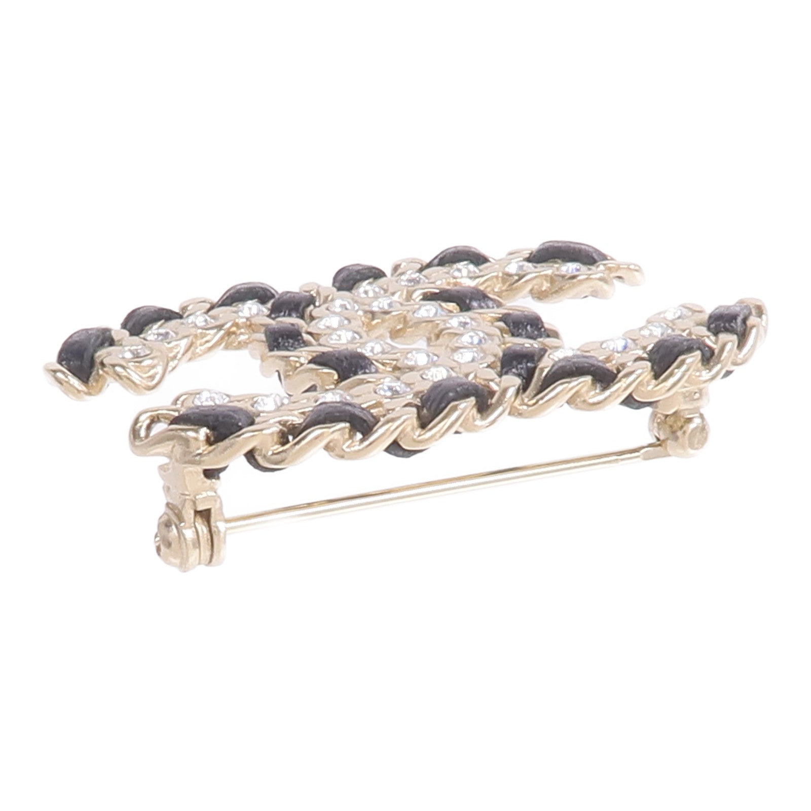 CHANEL 金屬/羊皮皮革Alure CC Chain Brooch胸針