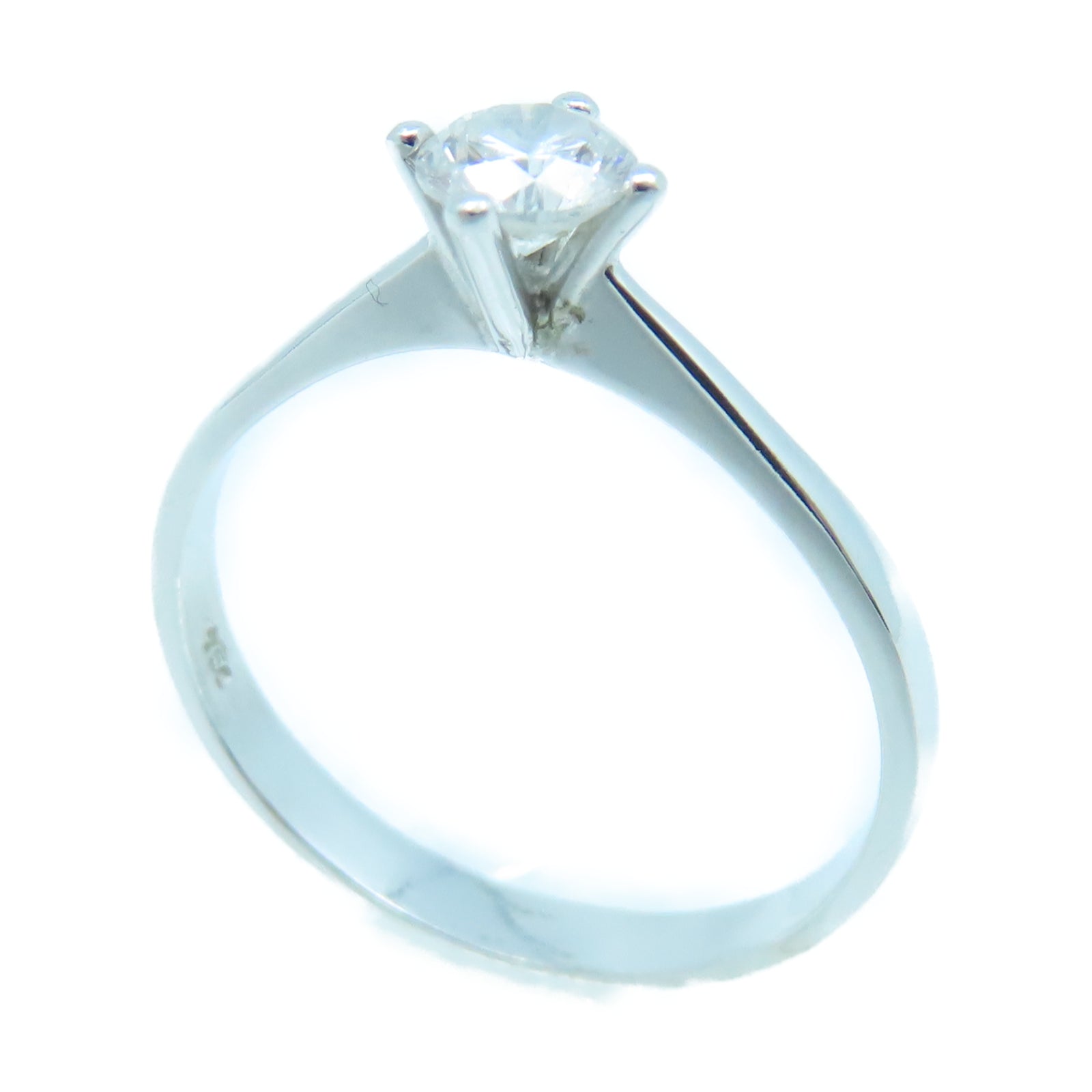 JEWELRY 【激減優惠】18K白金Ring 0.46ct鑽石戒指US#8.5