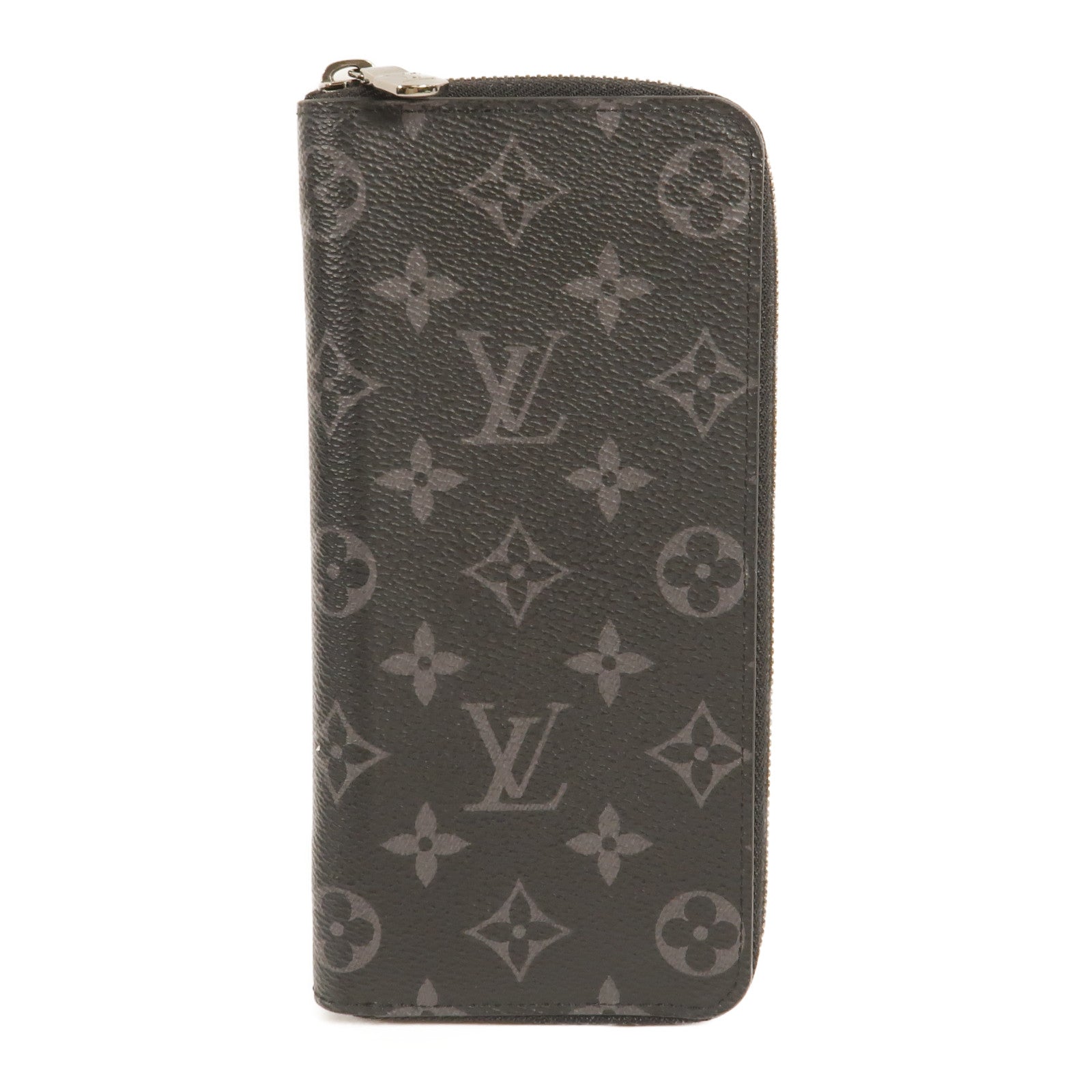 LOUIS VUITTON Monogram Eclipse Zippy Wallet Vertical長錢包