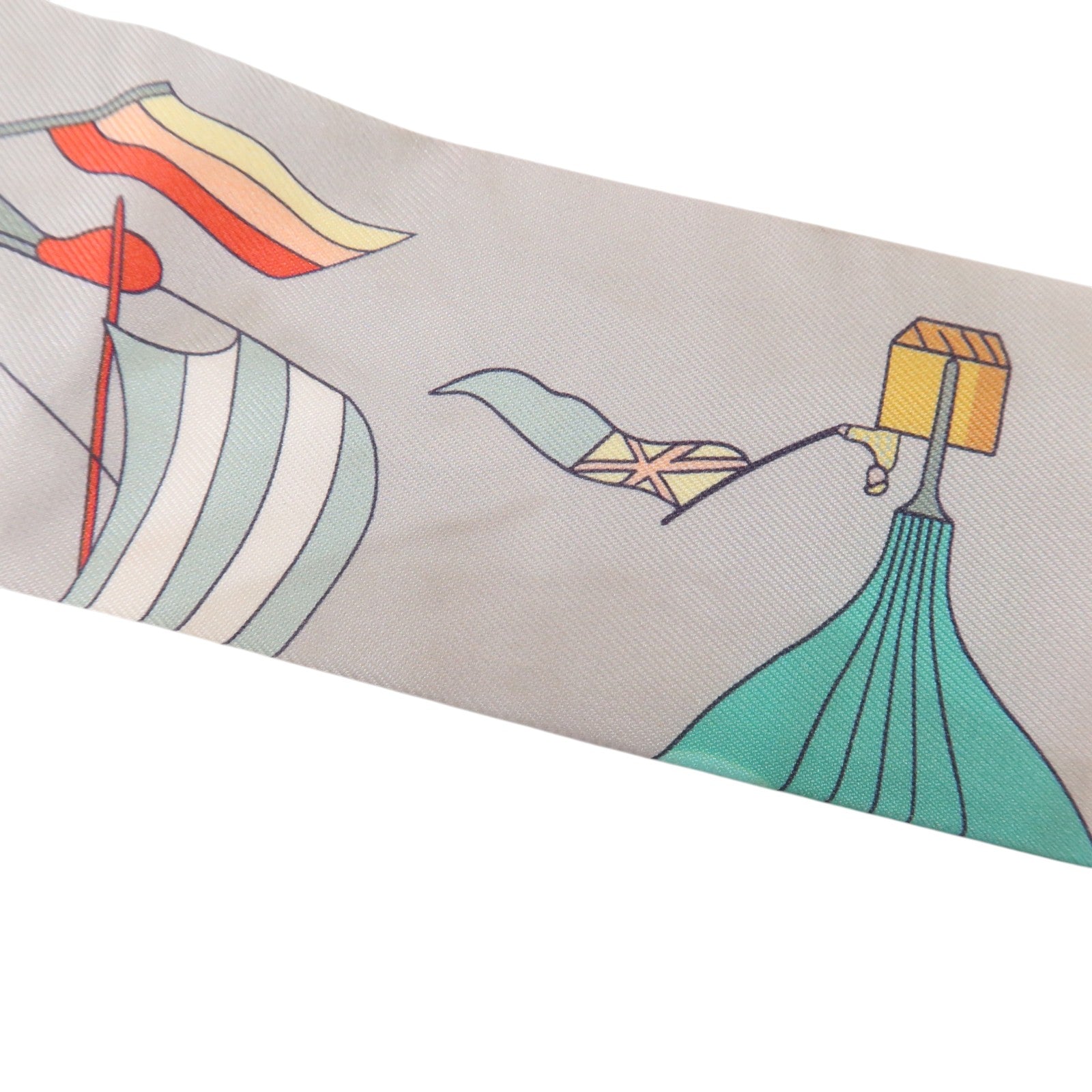 HERMES 絲質Twilly絲巾