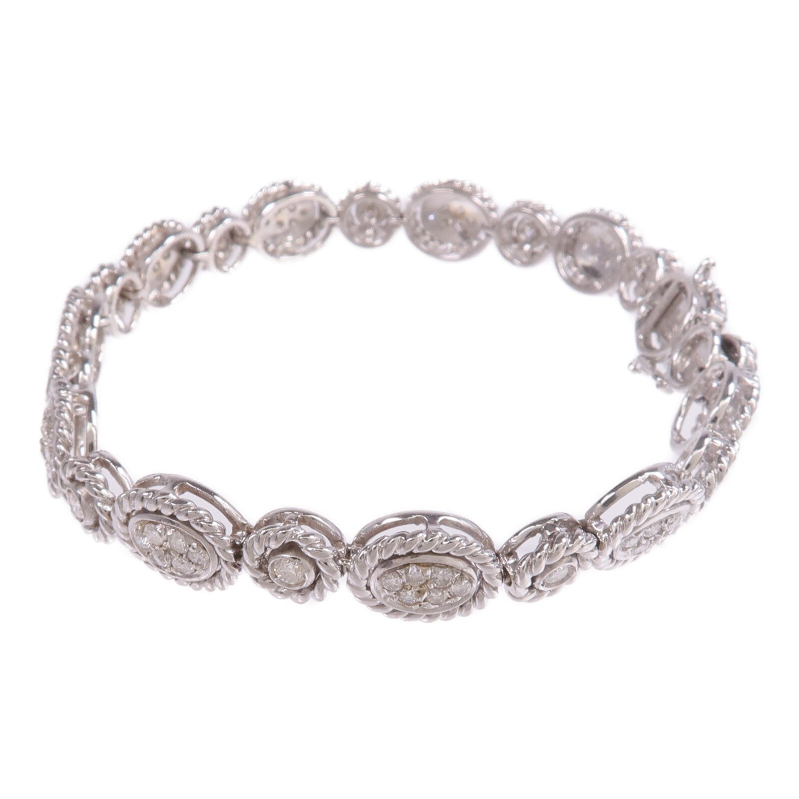 JEWELRY 18K白金Diamond Bracelet鑽石手鏈