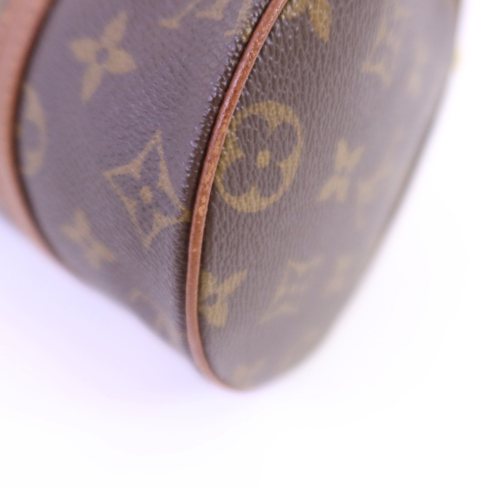 LOUIS VUITTON Monogram Papillon PM金扣手挽袋