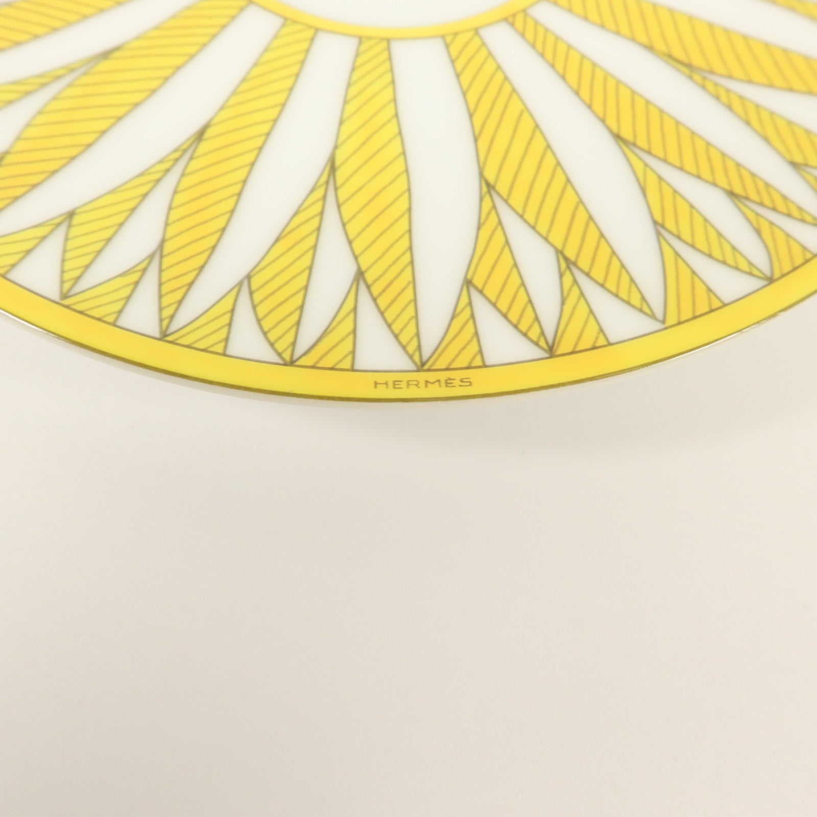HERMES 瓷器Soleil D Hermes Teacup And Saucer茶杯和茶碟