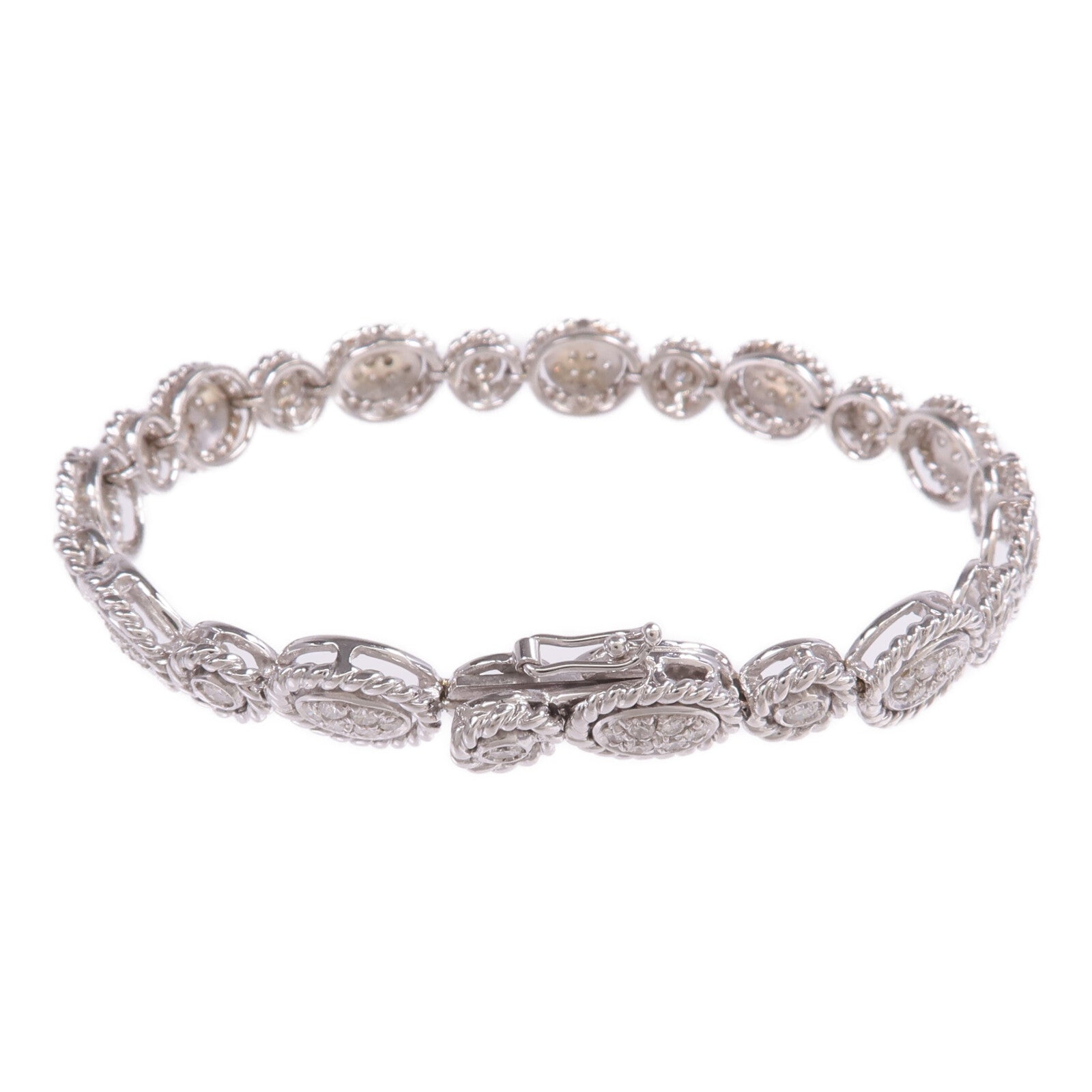 JEWELRY 18K白金Diamond Bracelet鑽石手鏈