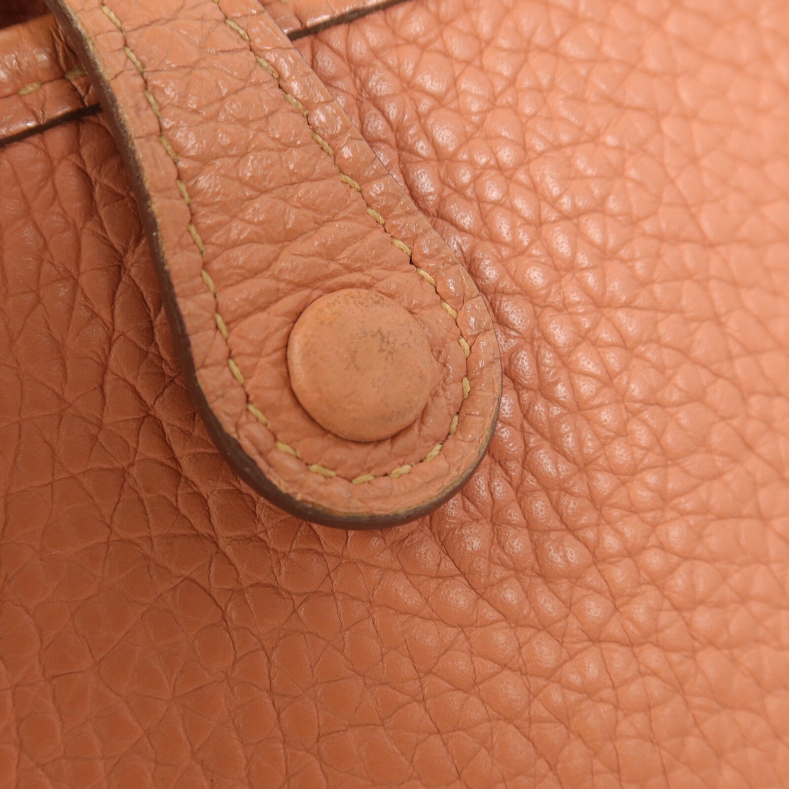 HERMES Clemence皮革Evelyne TPM肩背袋Rose Tea