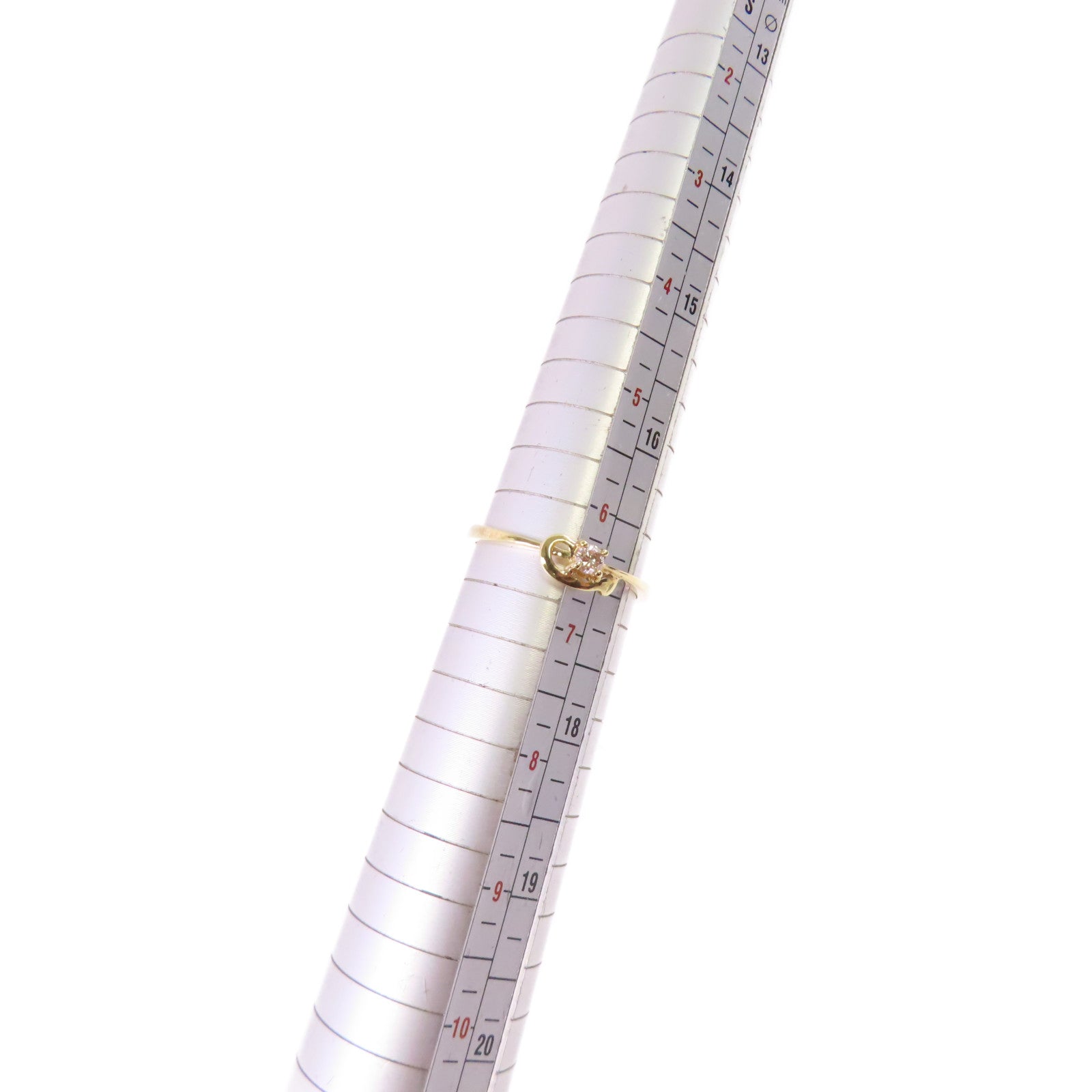 JEWELRY 18K黃金/鑽石Diamond Ring戒指US#6.5