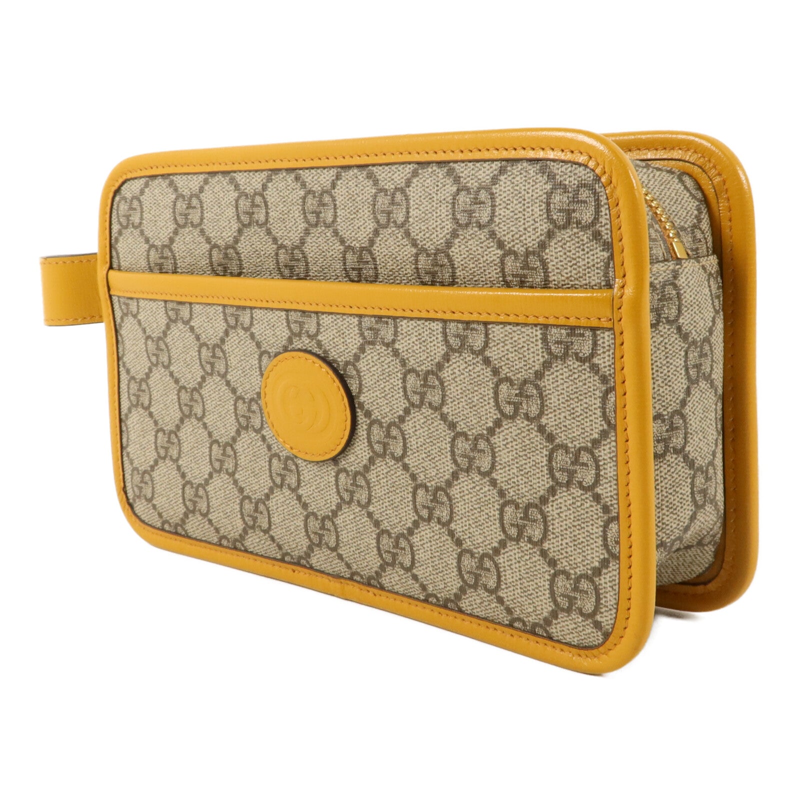 GUCCI 塗層帆布GG Supreme Travel Pouch小袋