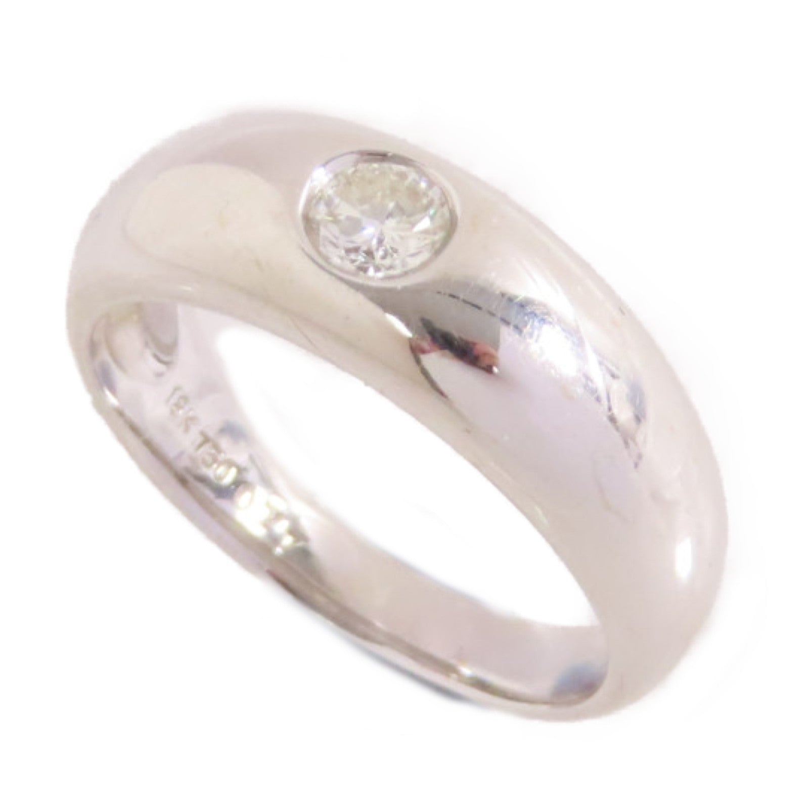 JEWELRY 【激減優惠】18K白金/鑽石Diamond Ring戒指US#7.75