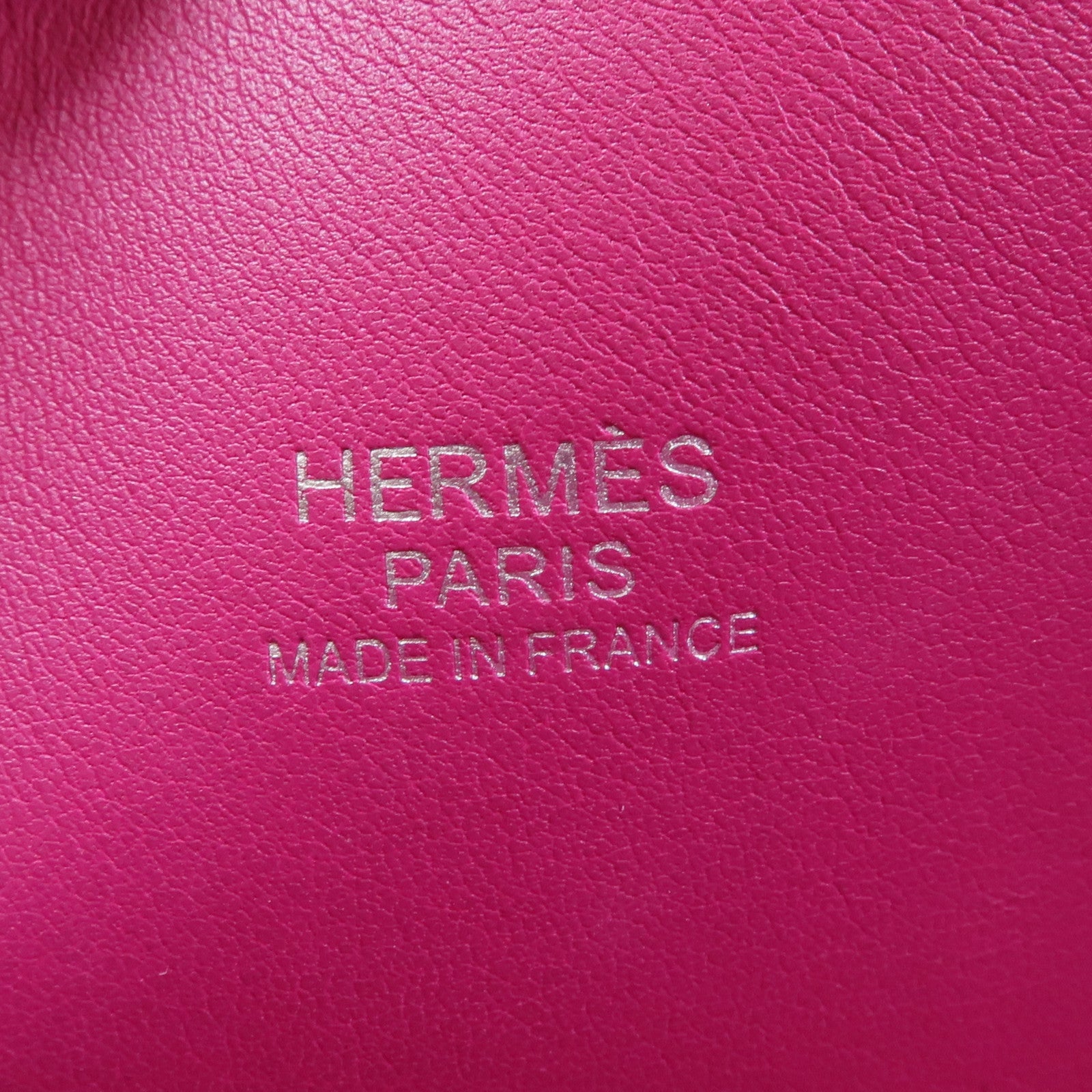 HERMES Swift皮革Bolide 27銀扣手挽肩背兩用袋Rose Purple