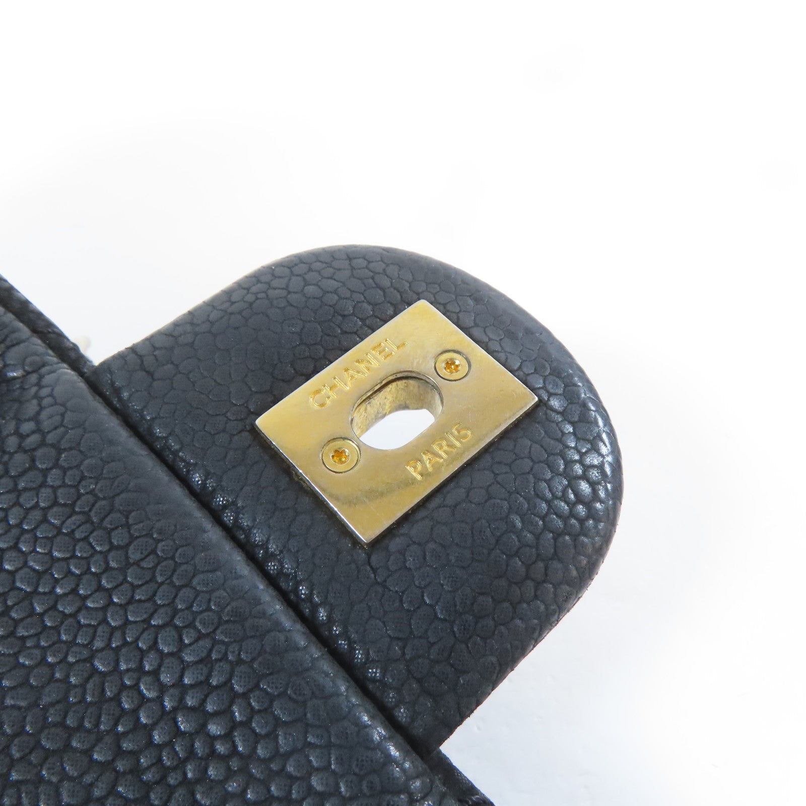 CHANEL 【激減優惠】牛皮皮革Chain Shoulder Bag金扣鏈帶手挽肩背兩用袋