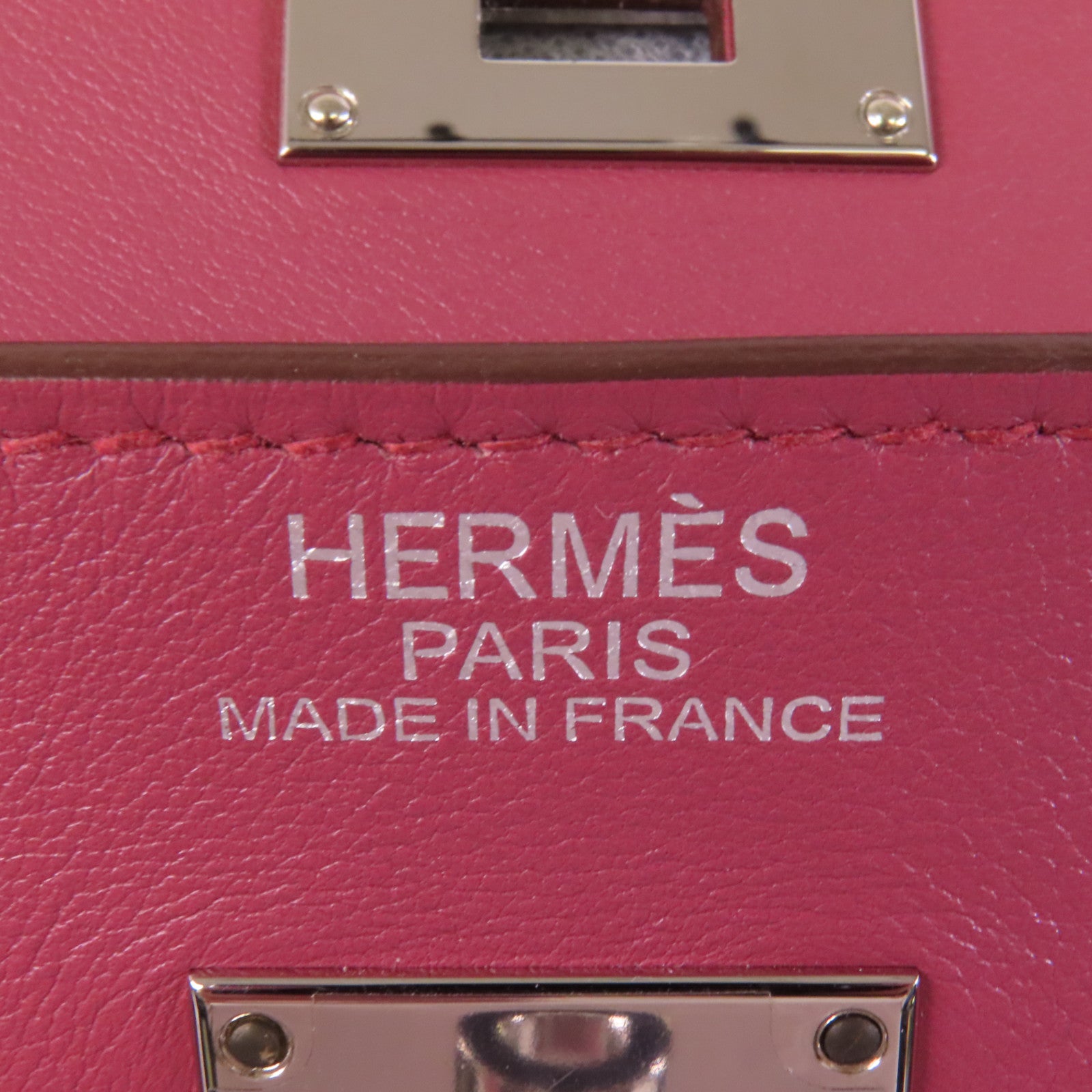 HERMES Swift皮革Kelly Relax 50銀扣肩背袋