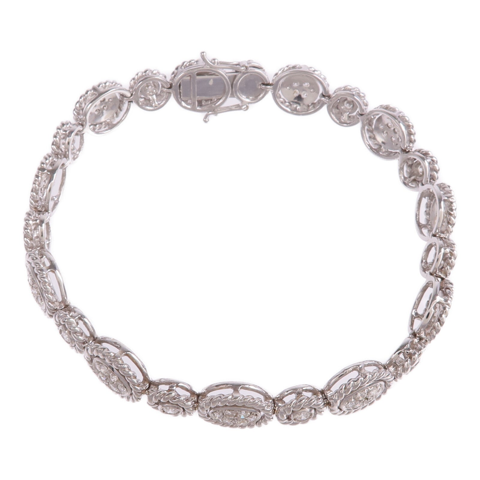 JEWELRY 18K白金Diamond Bracelet鑽石手鏈