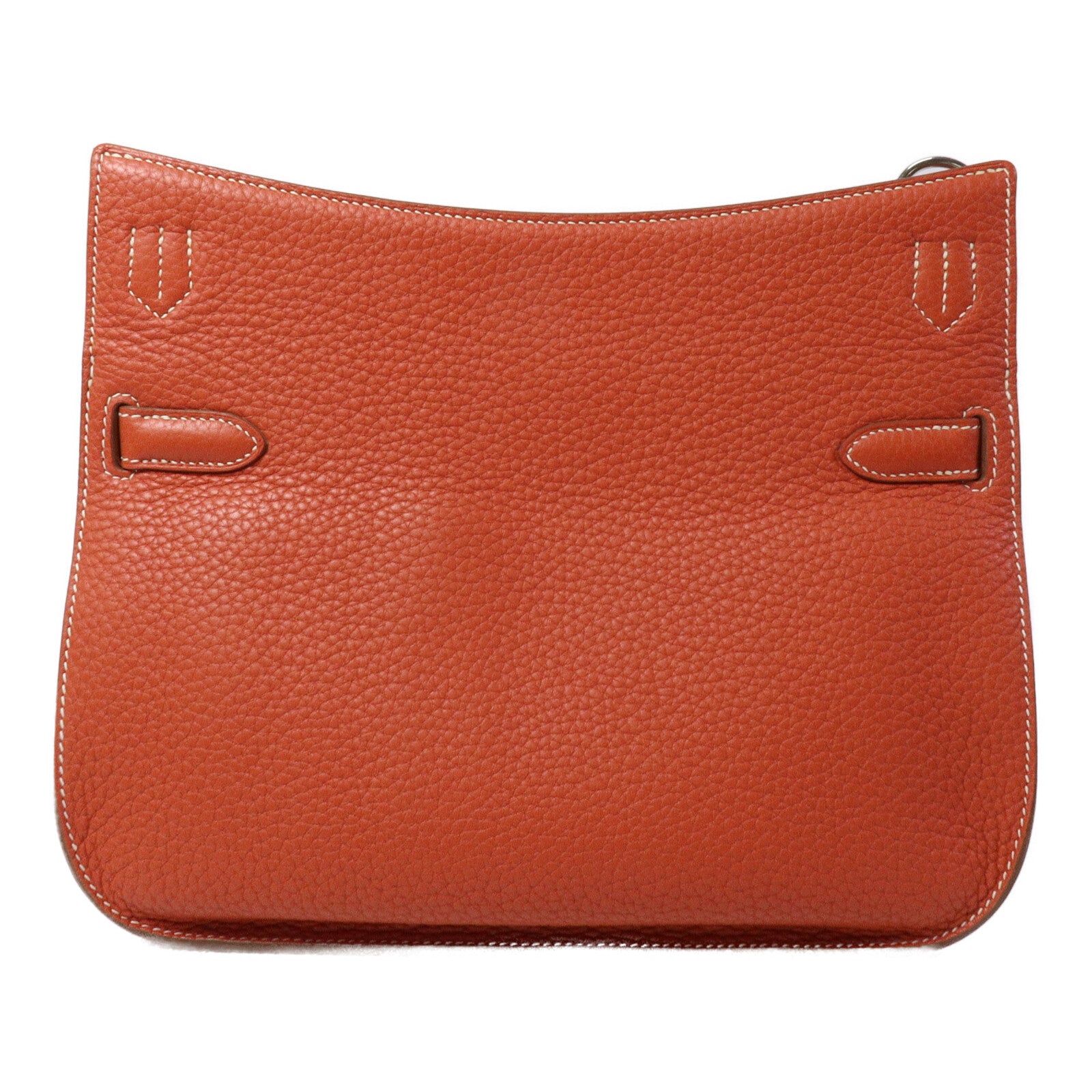 HERMES Clemence皮革Jypsiere 28肩背袋Sanguine/Rose Jaipur