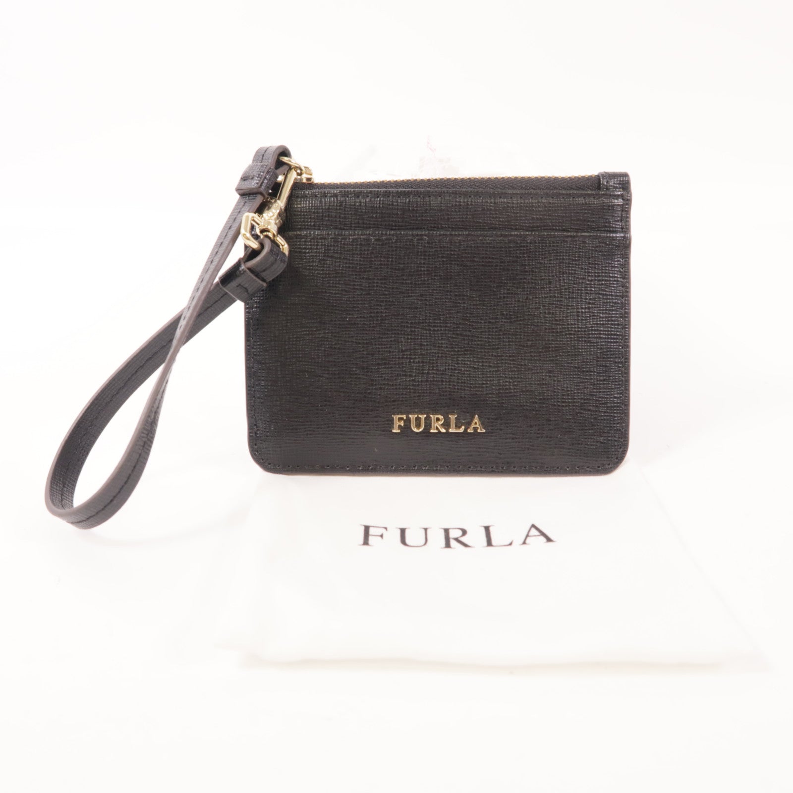 Furla 牛皮皮革Card Case金扣卡片套