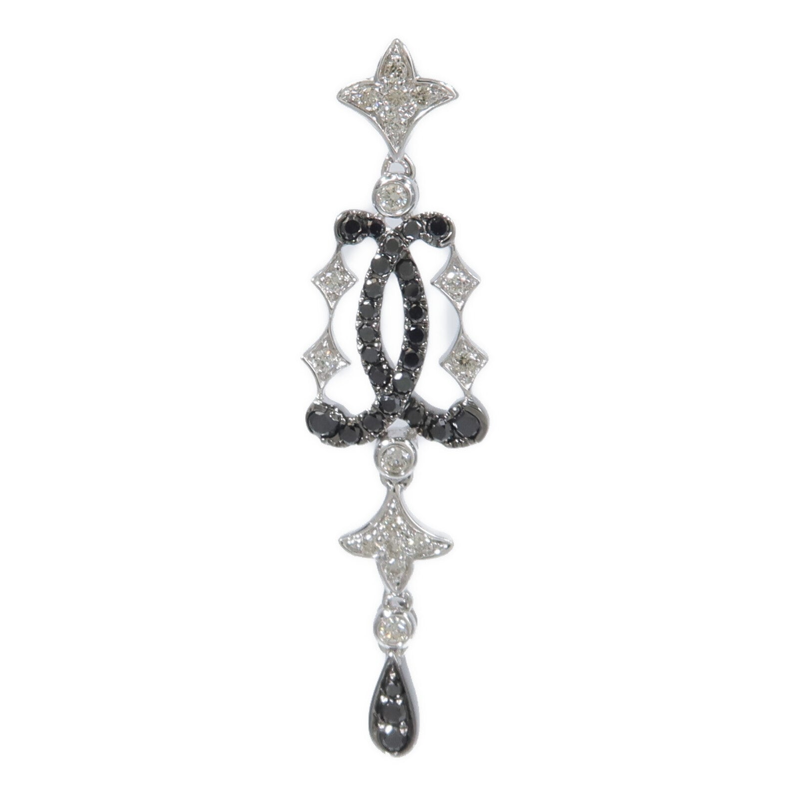 JEWELRY 18K白金Diamond Pendant Top鑽石吊墜