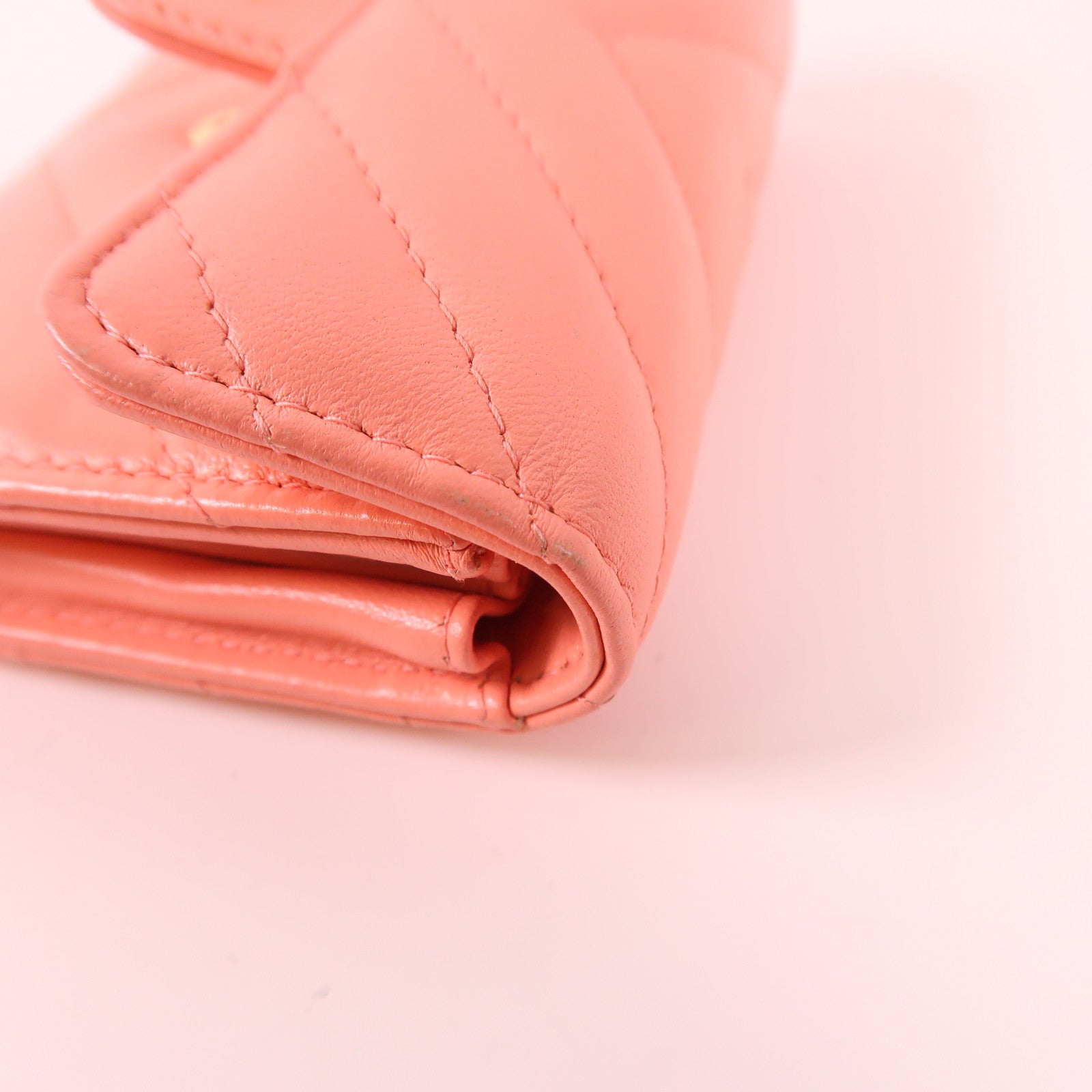 CHANEL 牛皮皮革Card Case金扣卡片套