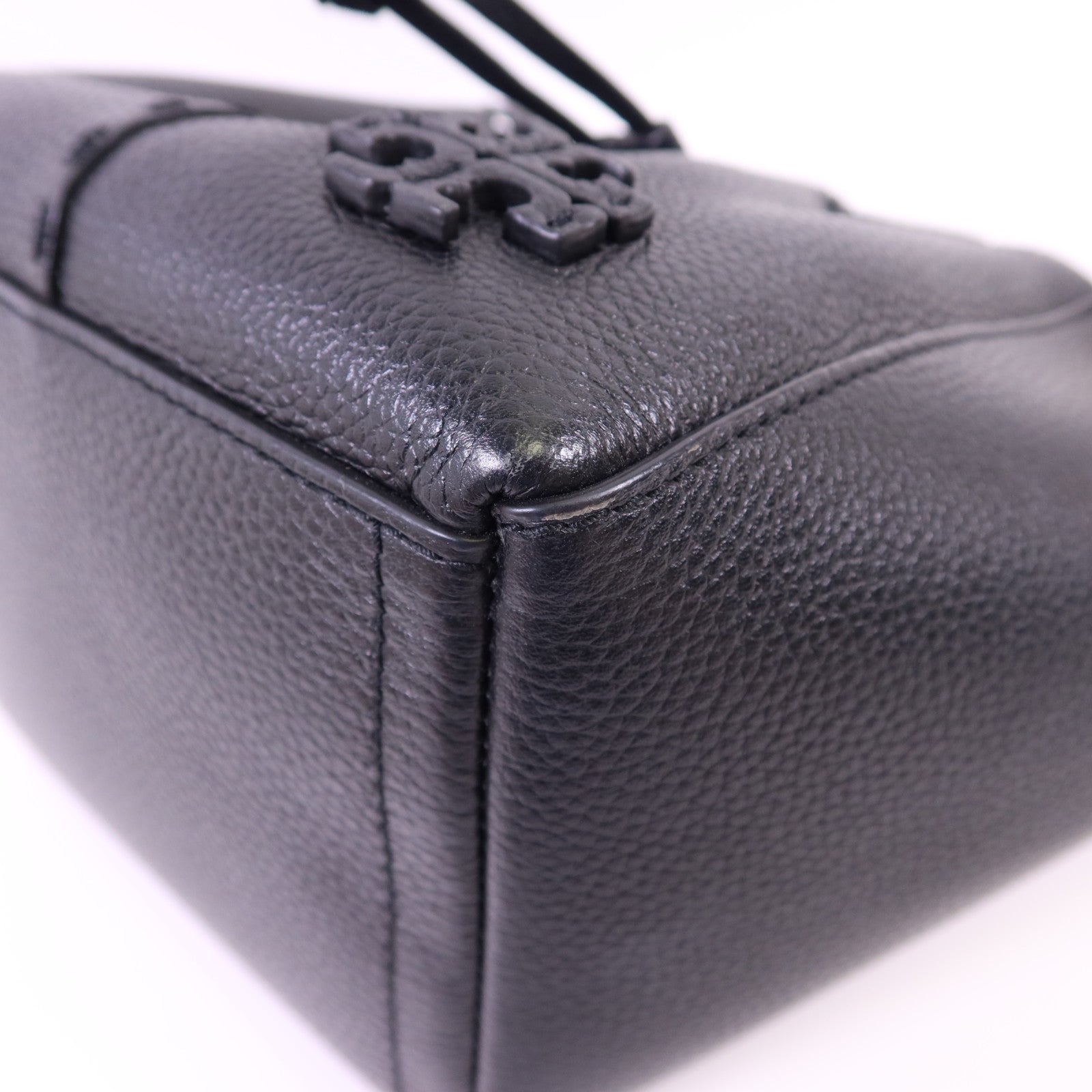 Tory Burch 牛皮皮革Bucket Bag金扣手挽肩背兩用袋