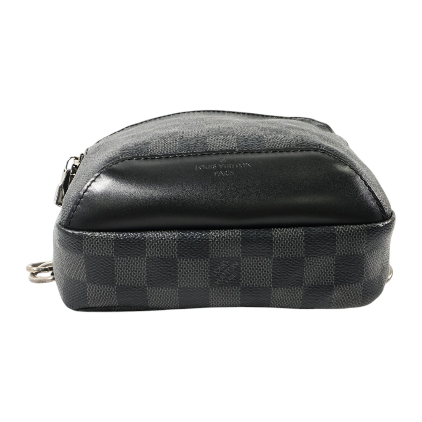 LOUIS VUITTON Damier Graphite Avenue Sling銀扣肩背袋
