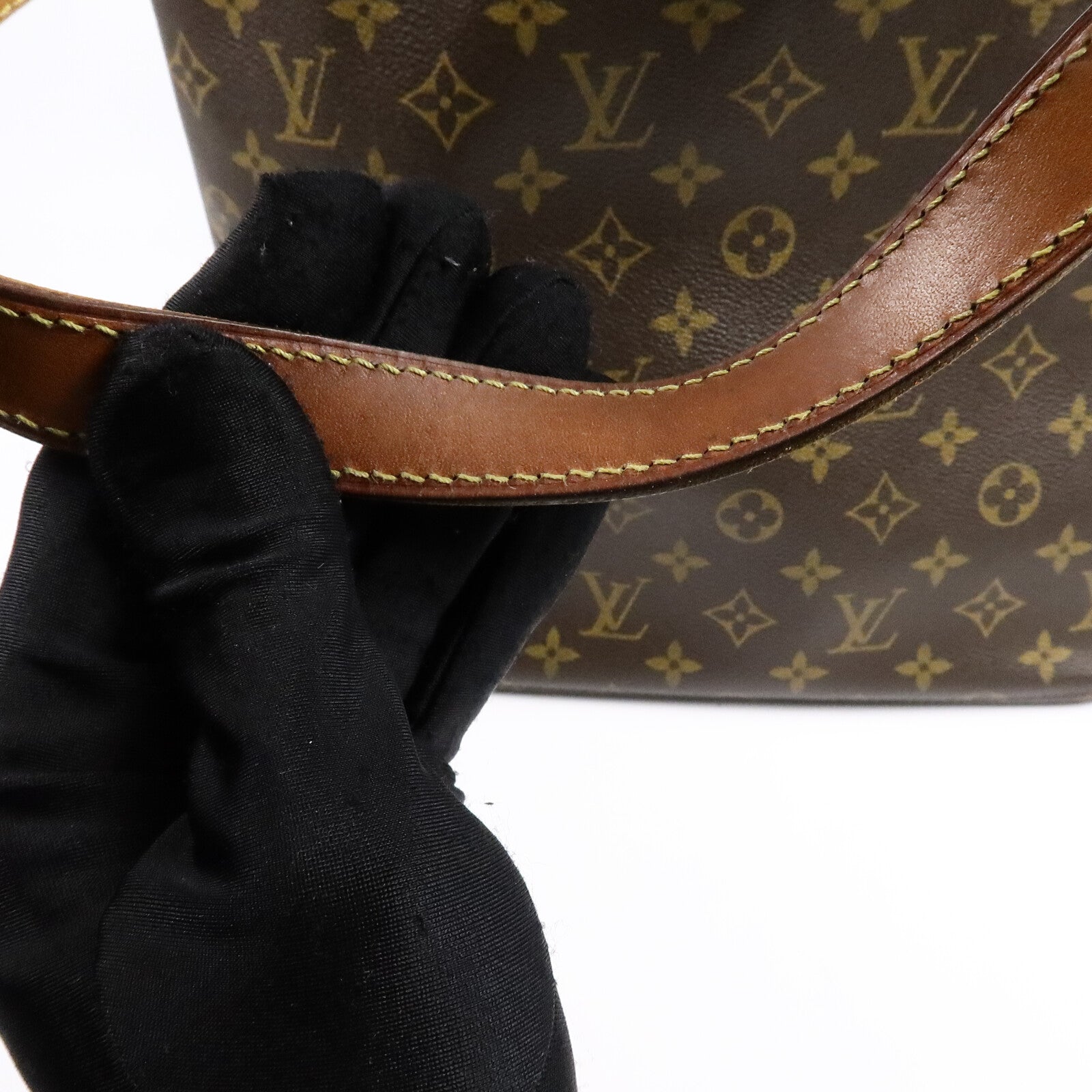 LOUIS VUITTON Monogram Vavin GM肩背袋/手挽袋棕色