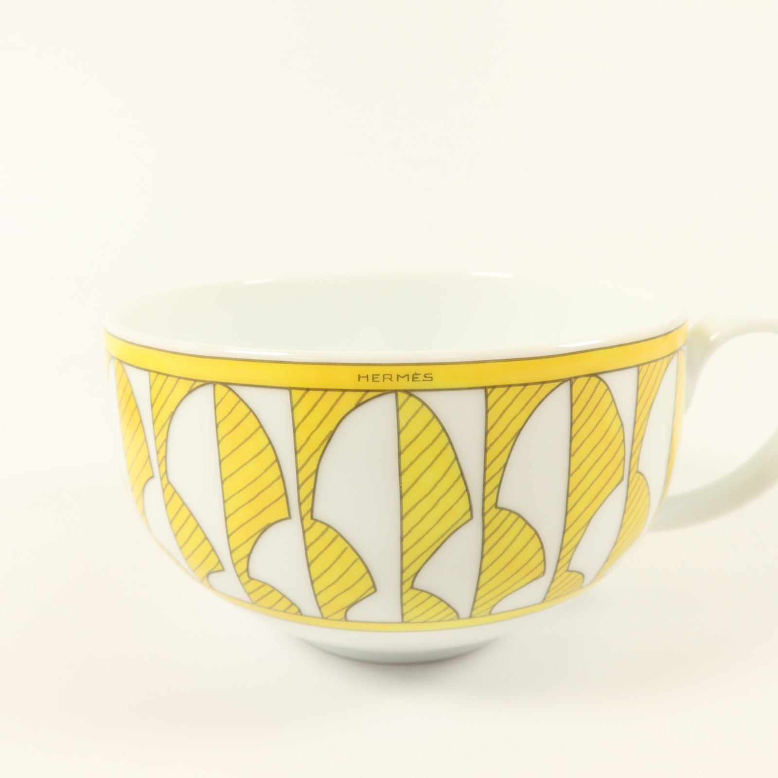 HERMES 瓷器Soleil D Hermes Teacup And Saucer茶杯和茶碟